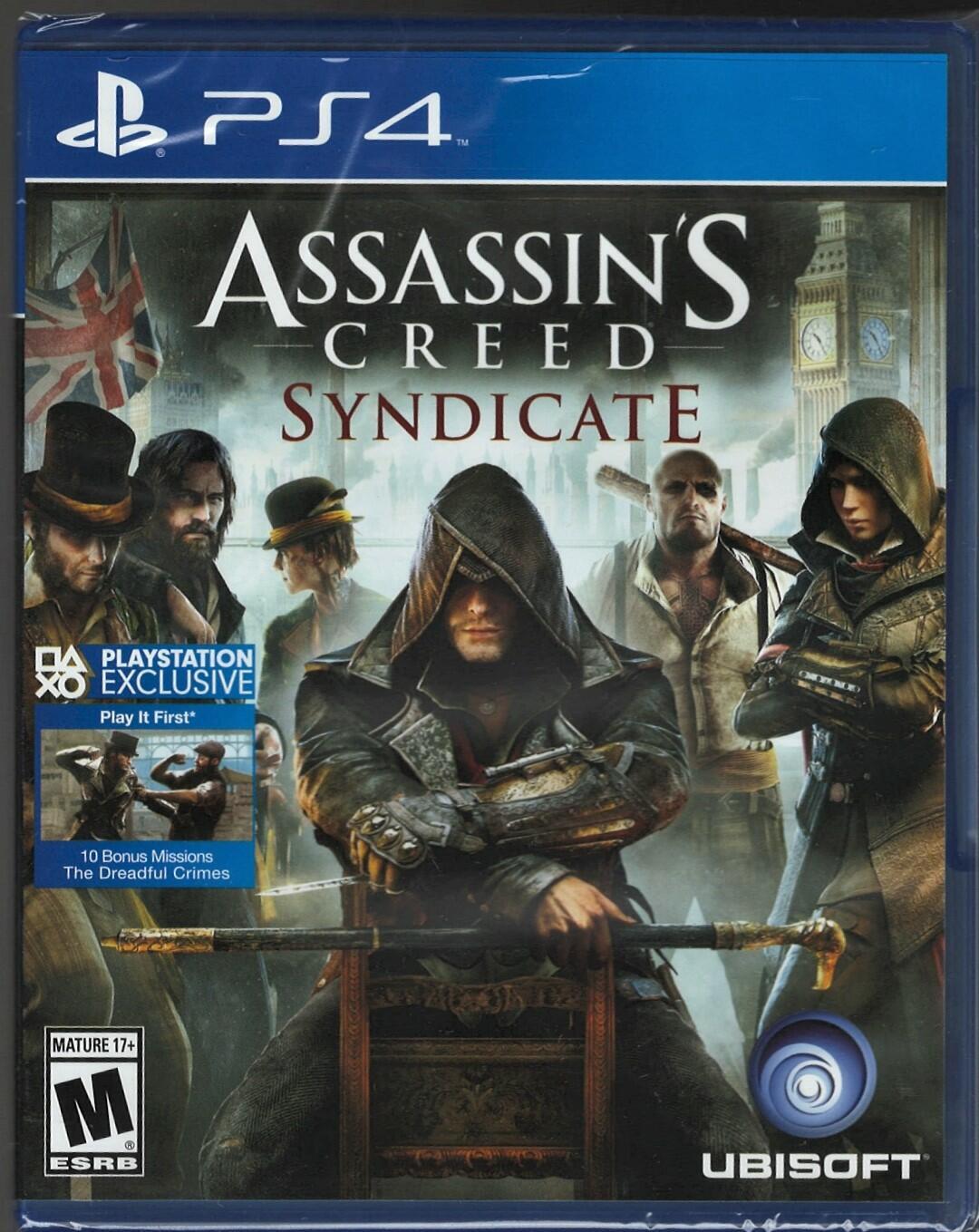Assassin“s Creed: Syndicate Standard PS4 (Brand New Factory Sealed US Version)
