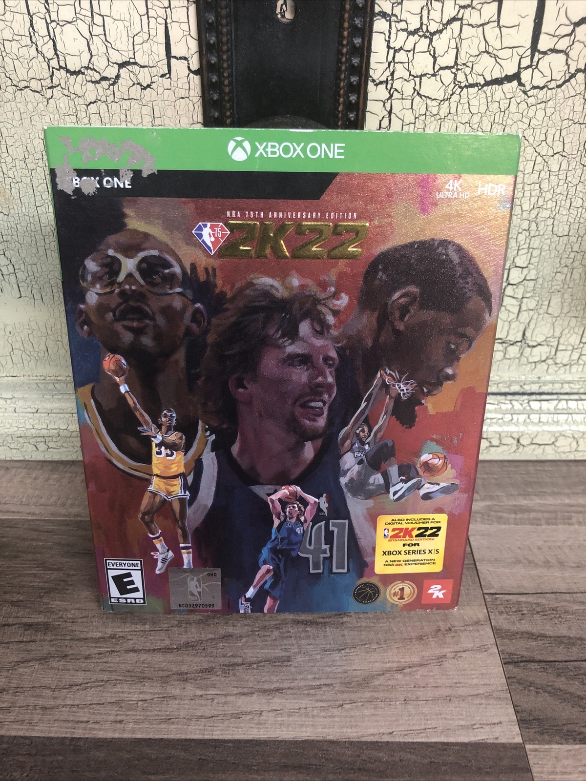 NBA 2K22 75th Anniversary Microsoft Xbox One Video Game Factory Sealed! Sleeved