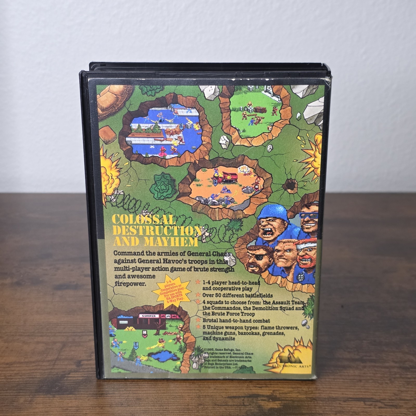 General Chaos (Sega Genesis, 1993) game and case – no manual