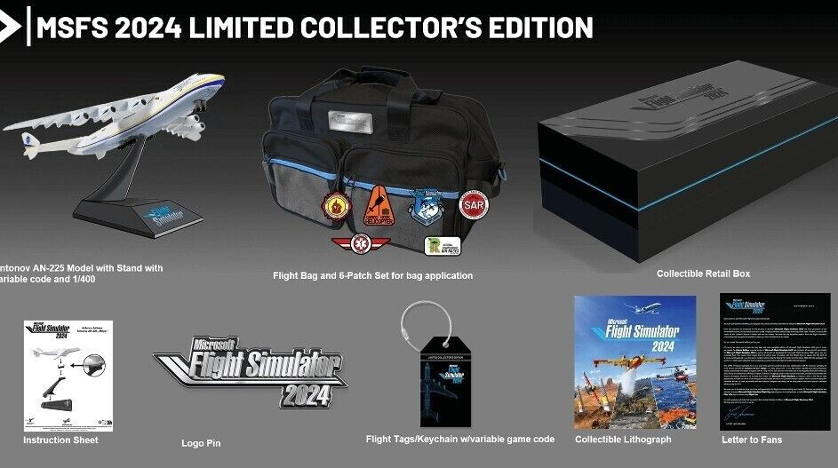 Microsoft Flight Simulator 2024 Limited Collector’s Edition (#1178 of 5100)