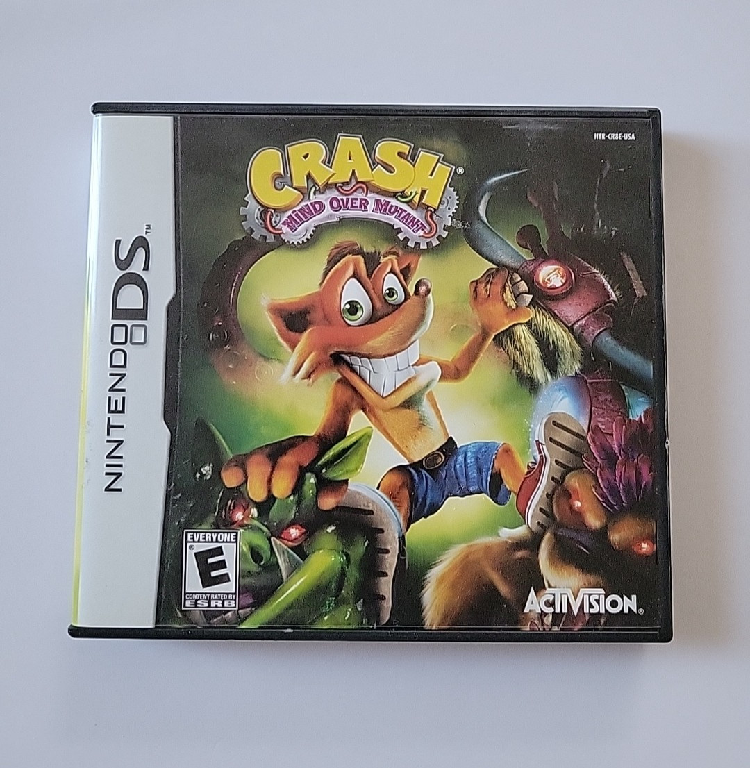 Crash Mind Over Mutant Nintendo DS Conplete CIB