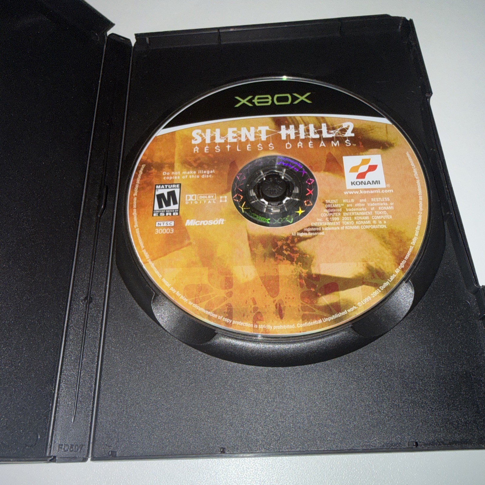 Silent Hill 2 Restless Dreams Original Xbox Disc Only