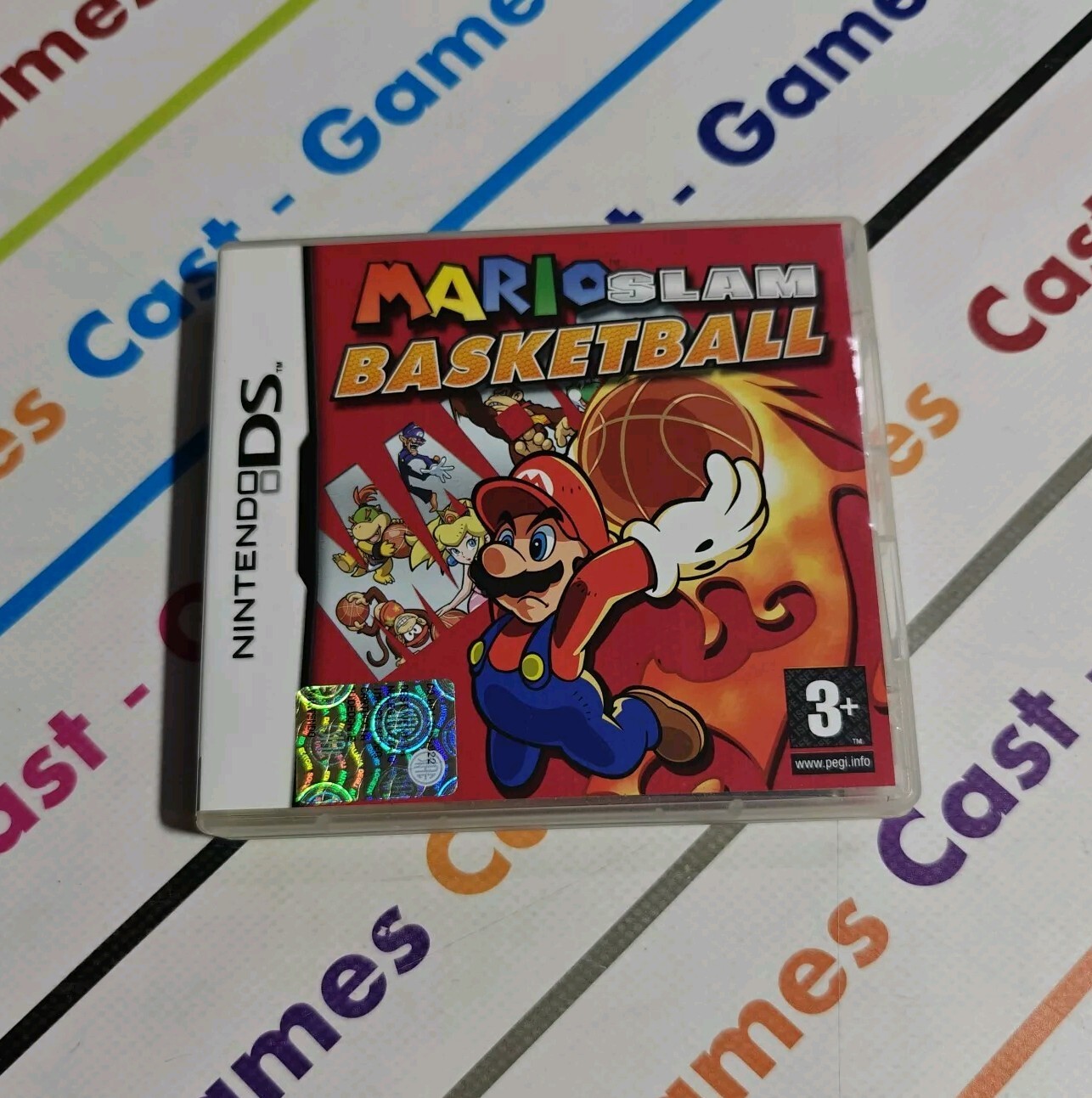 MARIO SLAM BASKETBALL NINTENDO DS 2DS 3DS ITALIAN VERSION MINT COMPLETE