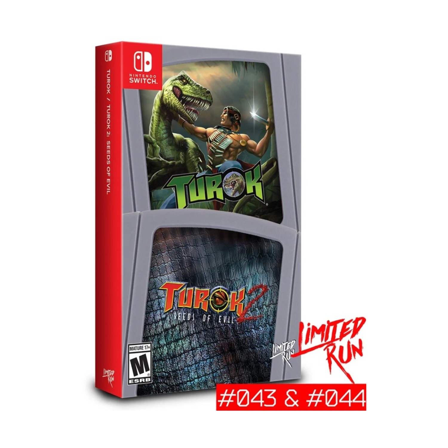 Limited Run Turok & Turok 2 – Seeds of Evil (Combo Pack) SW (New)