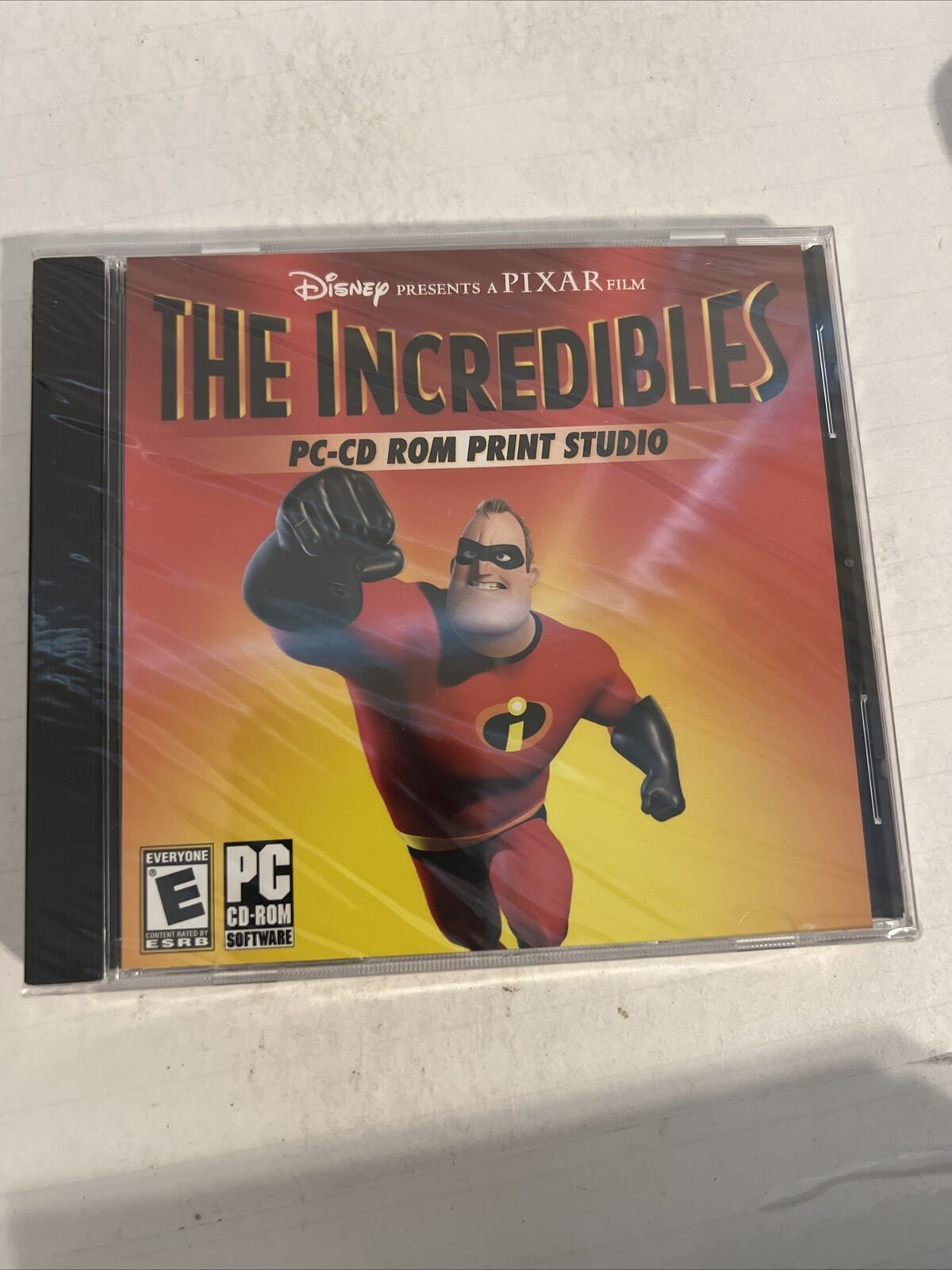 The Incredibles PC-CD Rom Print Studio Walt Disney Pixar Computer Software