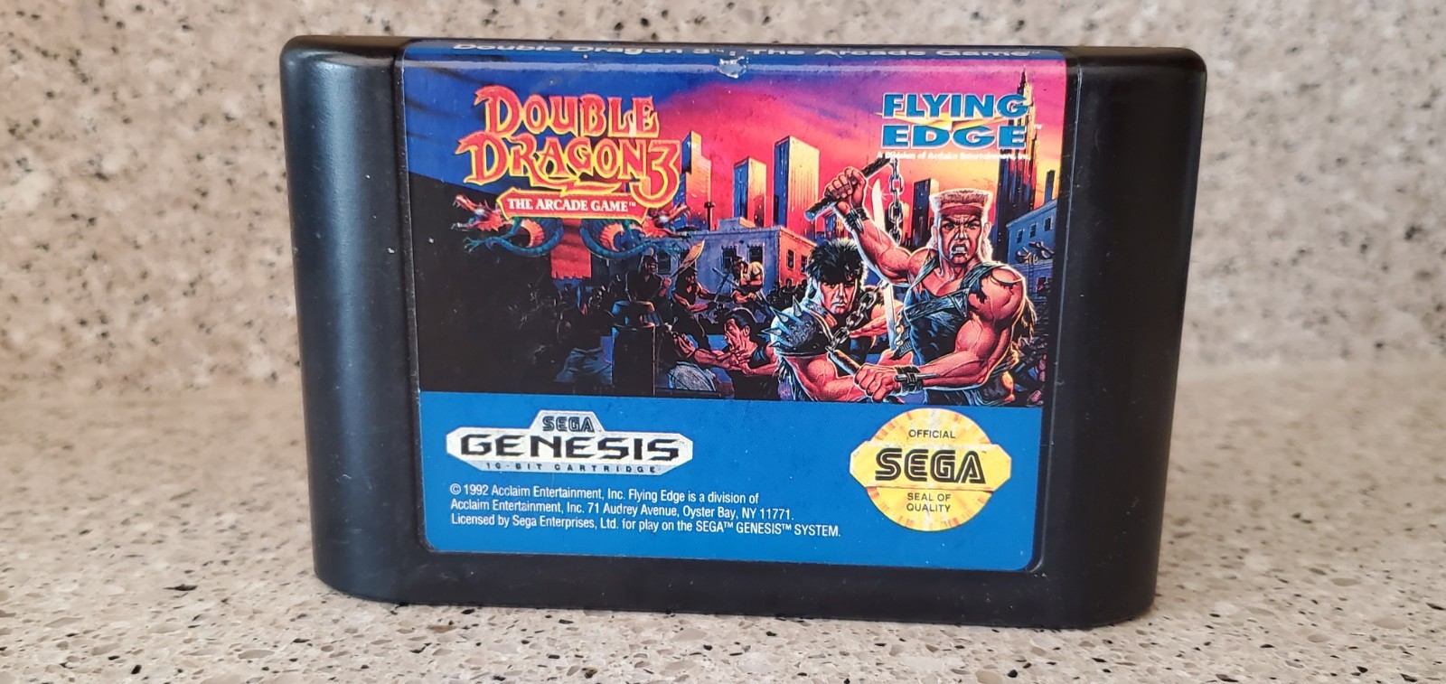 Double Dragon 3: The Arcade Game Sega Genesis III Cart Only TESTED & FREE SHIP !