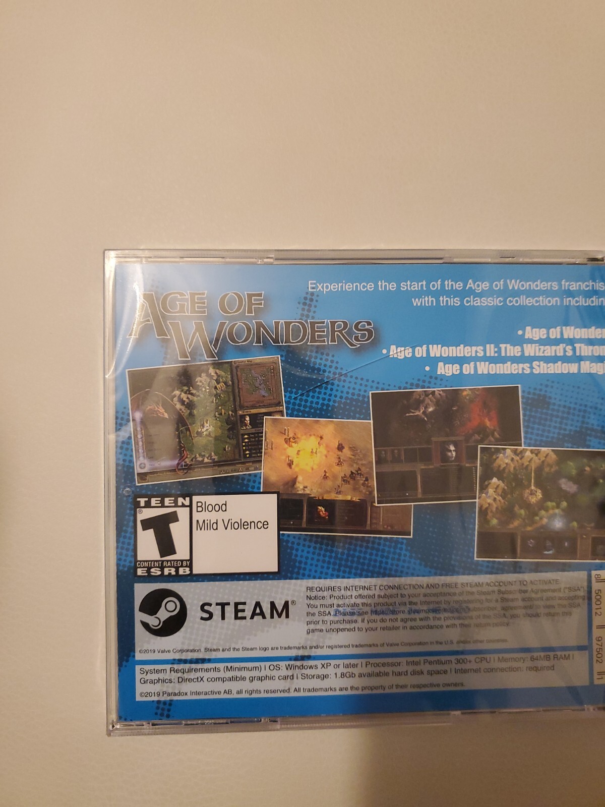 3 Three Game Bundle Age Of Wonders, I 1, II 2, Shadow Magic (PC, 2019) Brand New