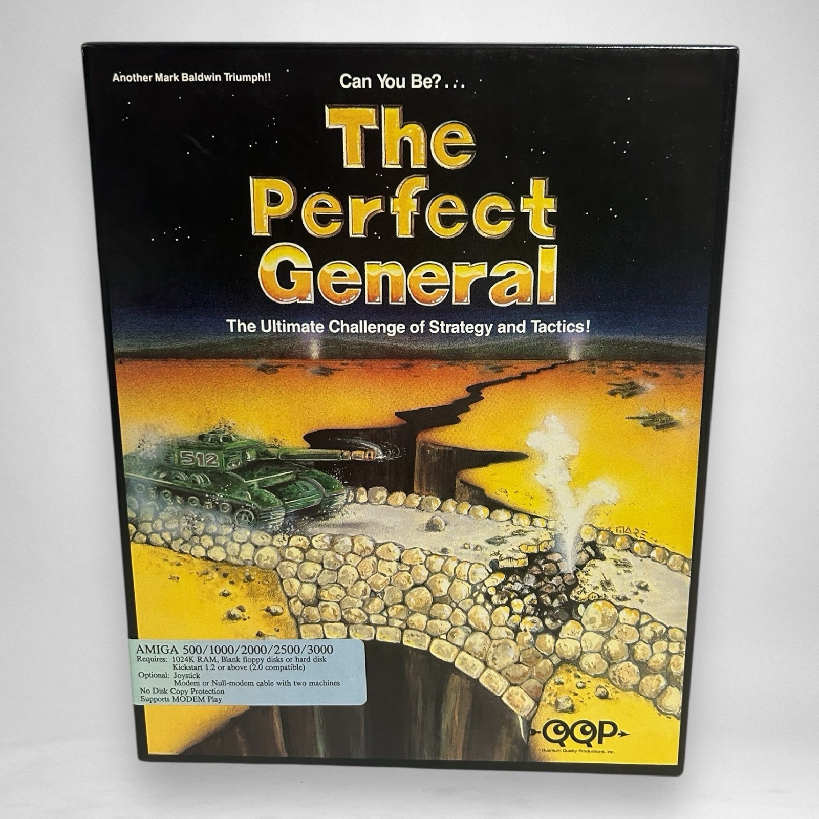 The Perfect General Commodore Amiga Game Floppy CIB