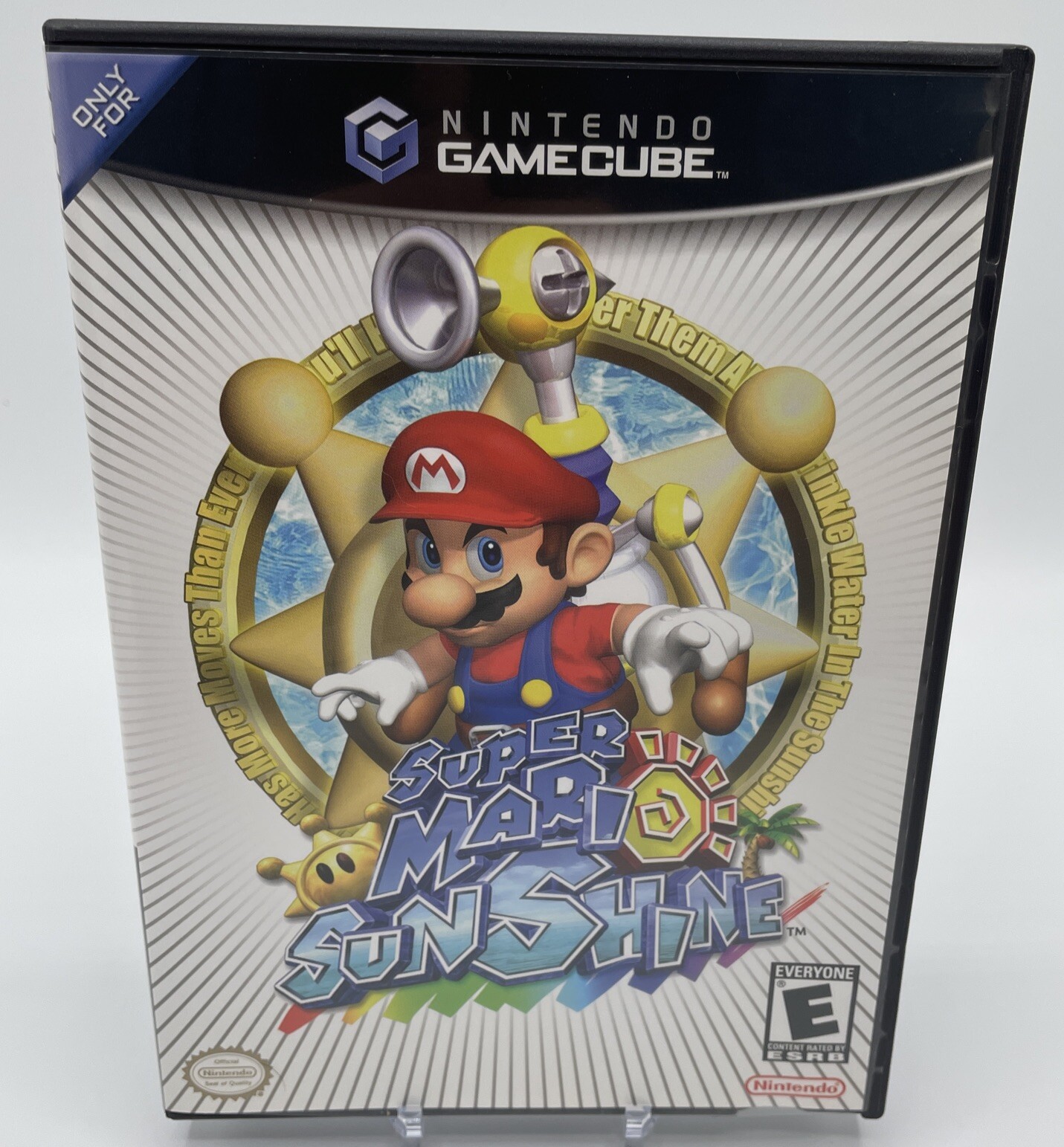 Super Mario Sunshine Nintendo GameCube Complete CIB + Insert Black Label