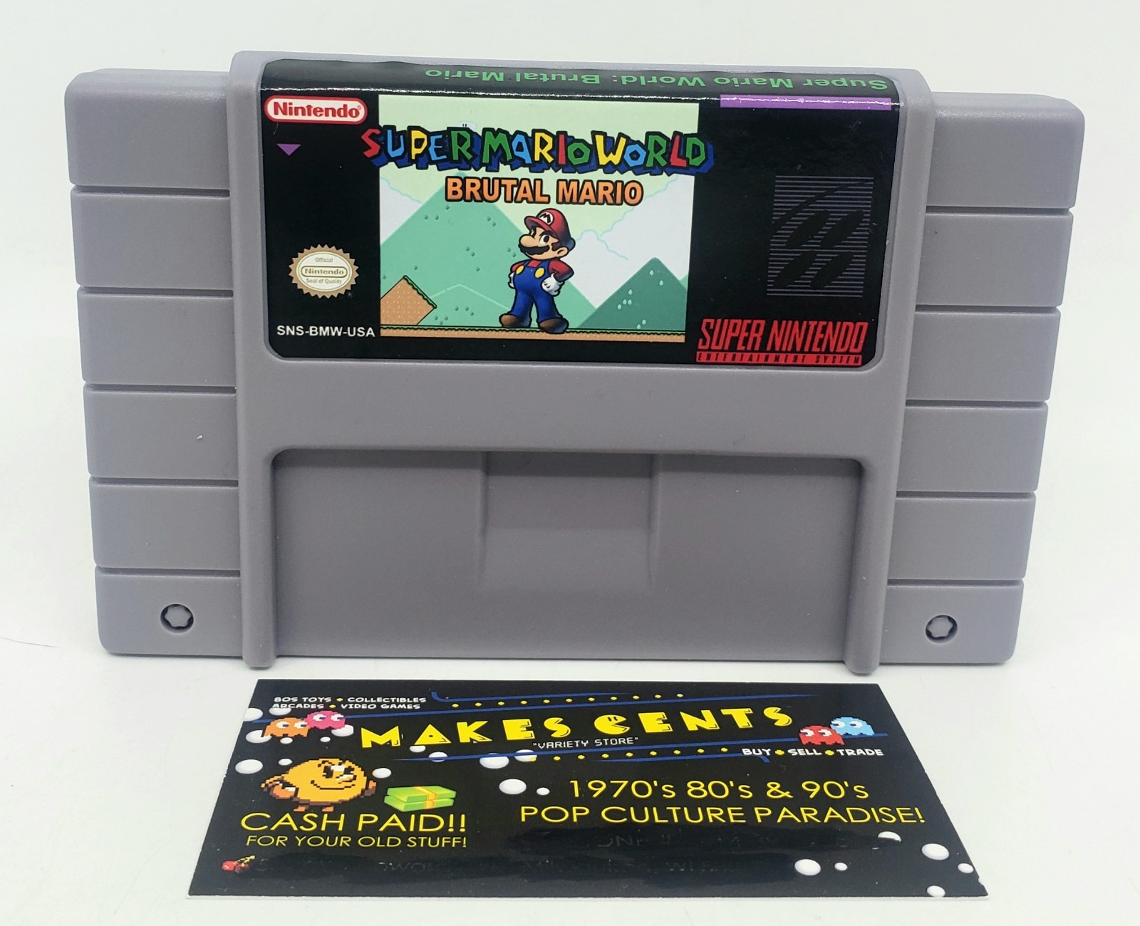 Brutal Mario Super World Mario Series SNES Super Nintendo Homebrew Game