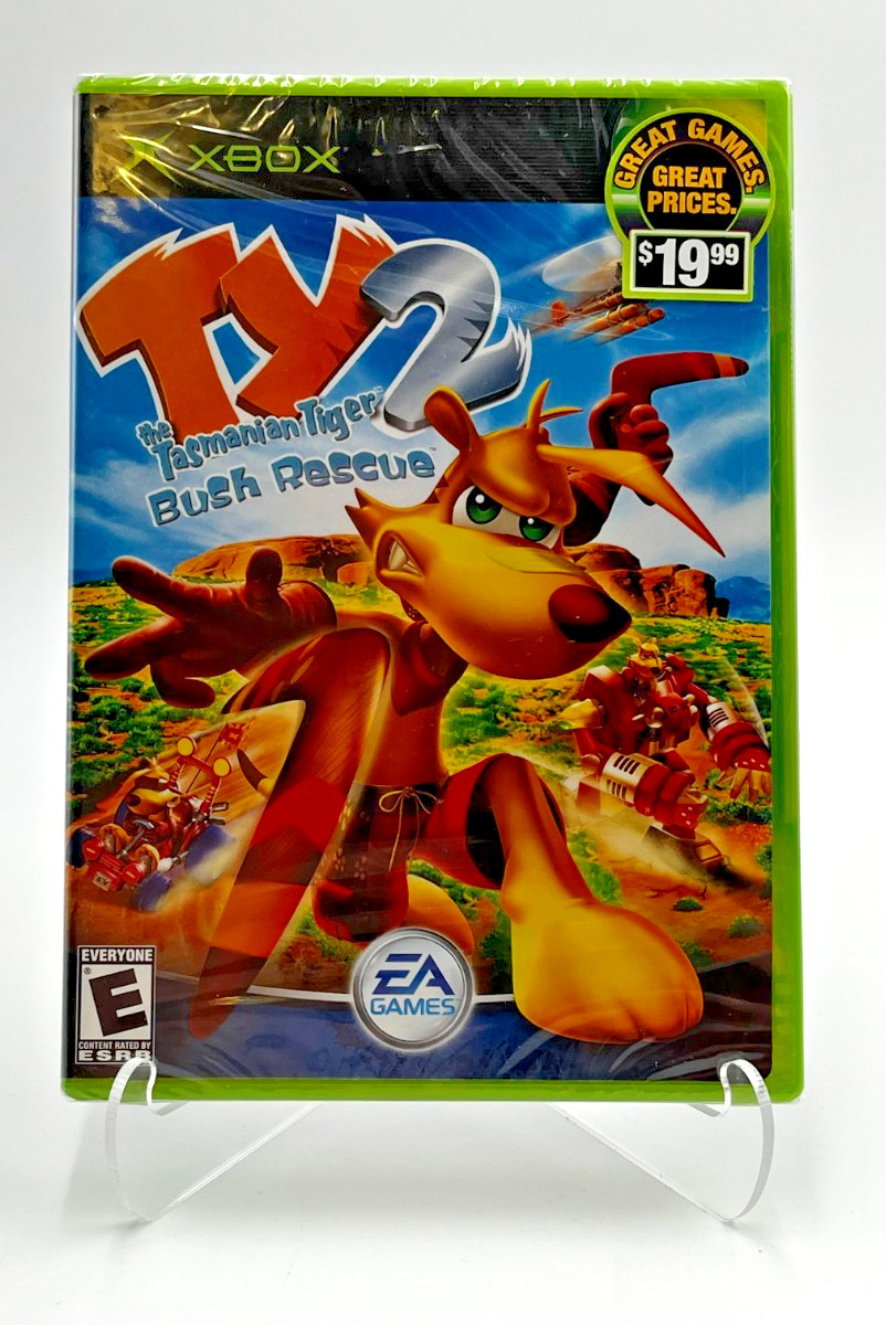 Ty the Tasmanian Tiger 2: Bush Rescue (Microsoft Xbox, 2004) Factory Sealed