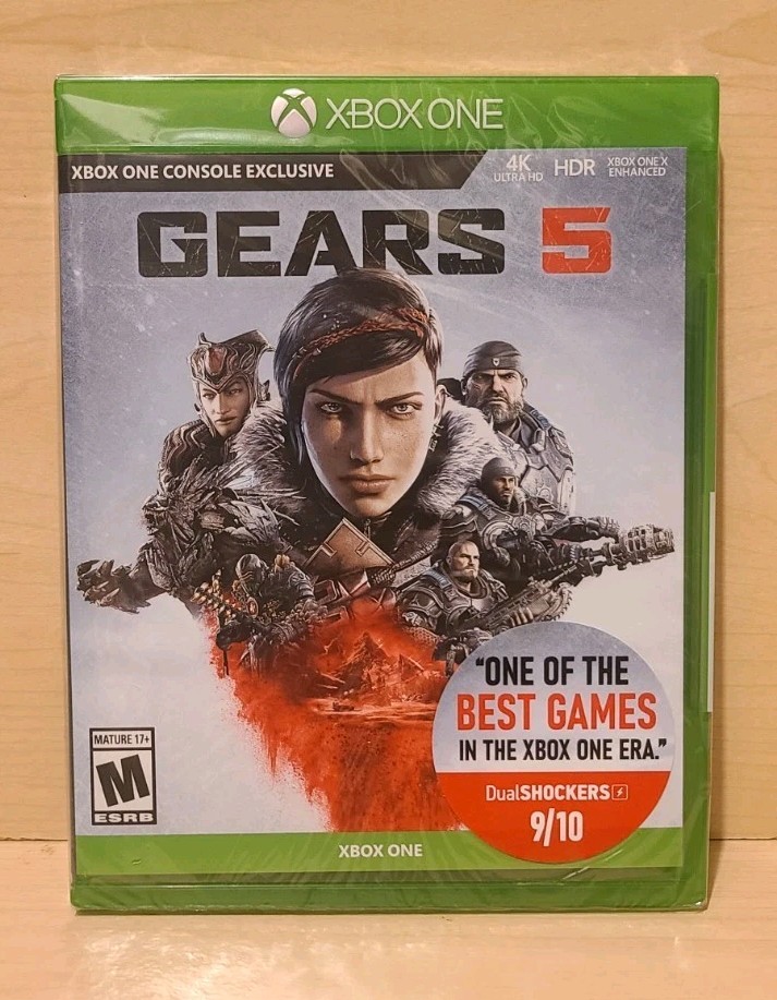 Gears 5 (Microsoft Xbox One Series X) Brand New Sealed / Factory Sealed