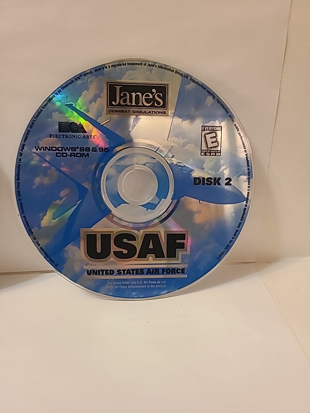 Jane’s USAF United States Air Force Combat Simulations PC Game CD-Rom