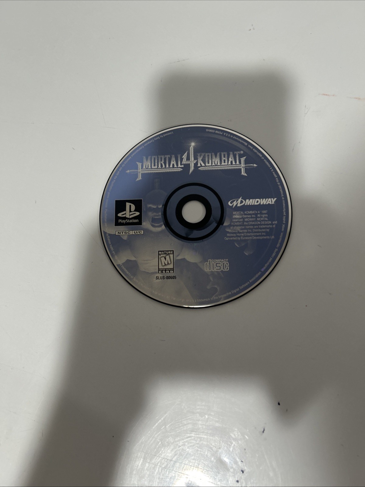 Mortal Kombat 4 (Sony PlayStation 1, 1998)