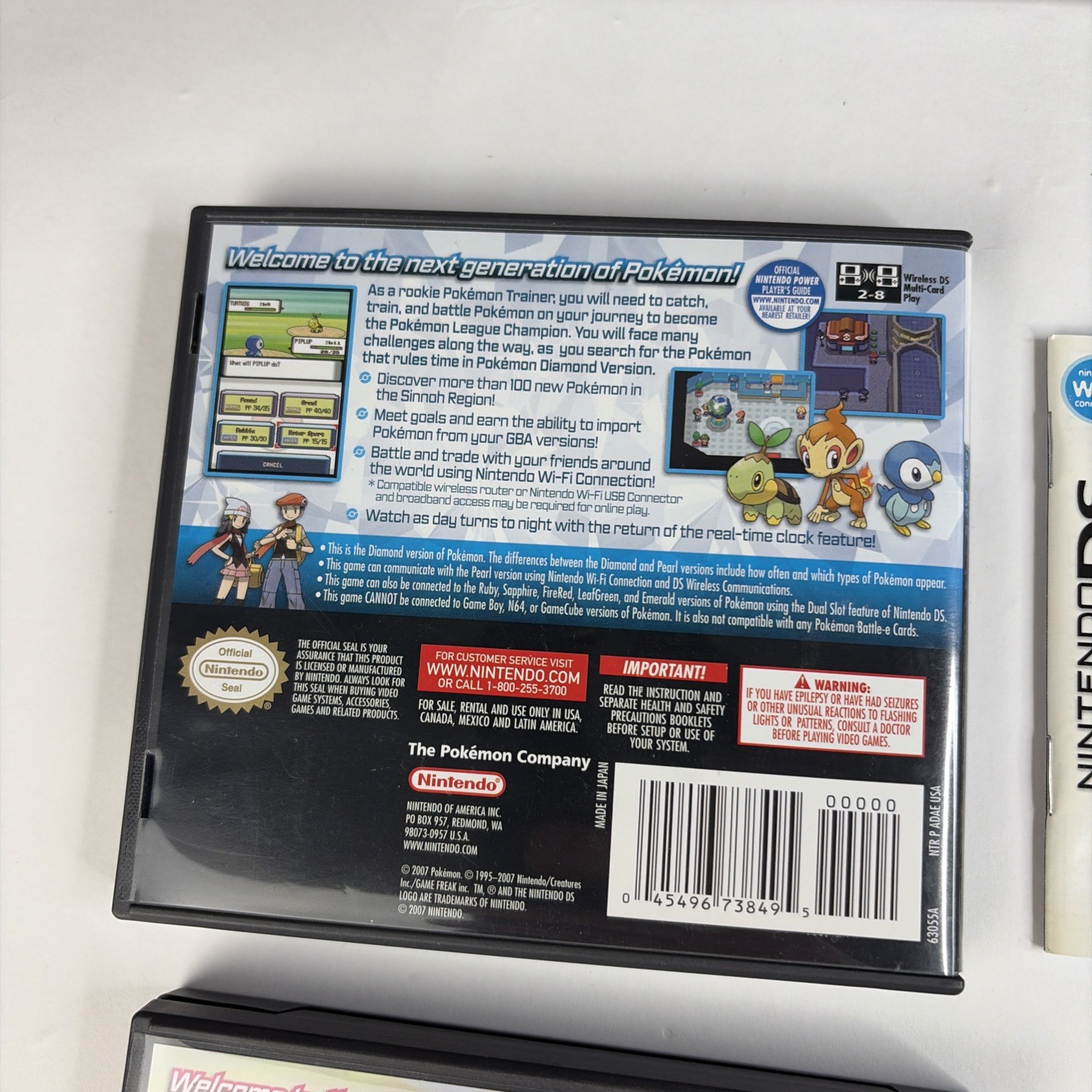 NICE! Pokemon Platinum Diamond Pearl Bundle CIB 100% Complete Box Authentic DS