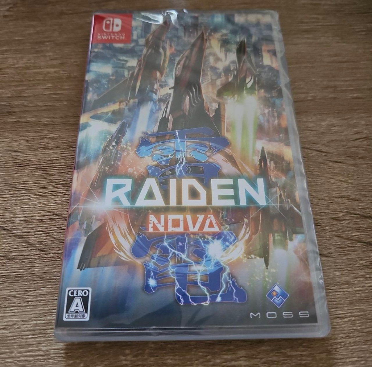 Raiden Nova Nintendo Switch Japan MOSS Shooting Game Collector with Case