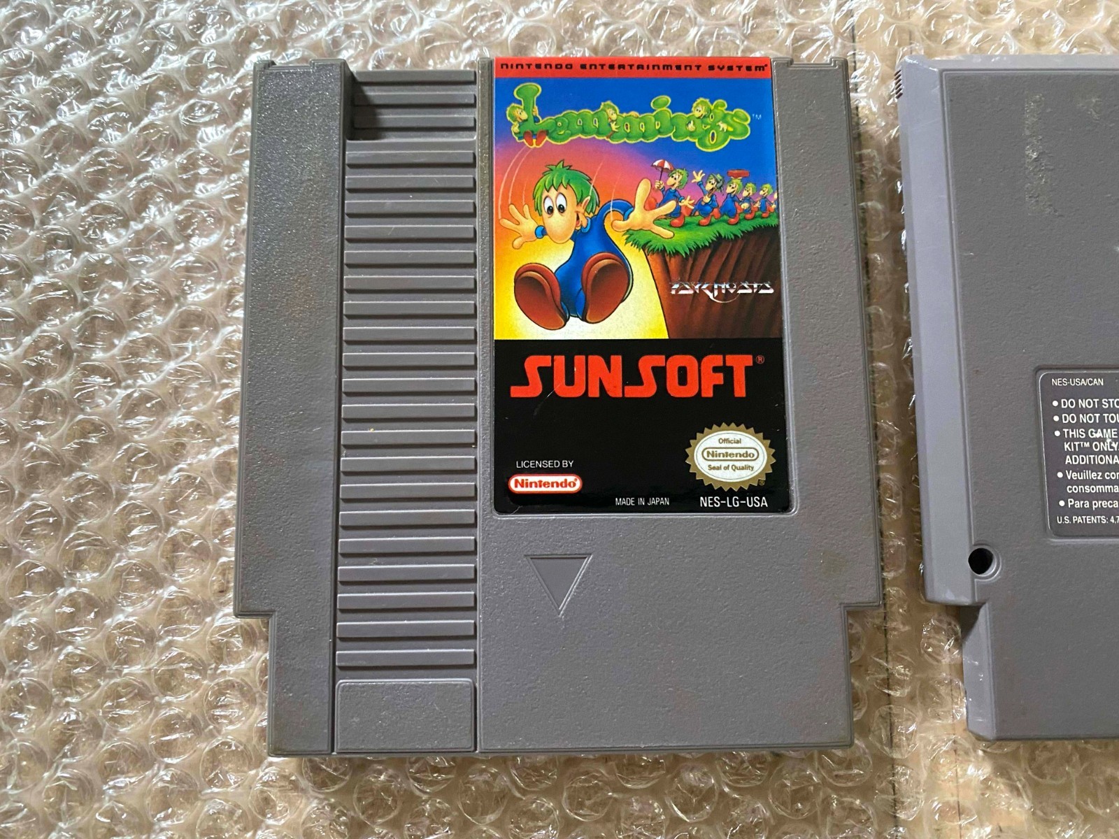 Lemmings (Nintendo Entertainment NES, 1992) – CART ONLY *AUTHENTIC *TESTED