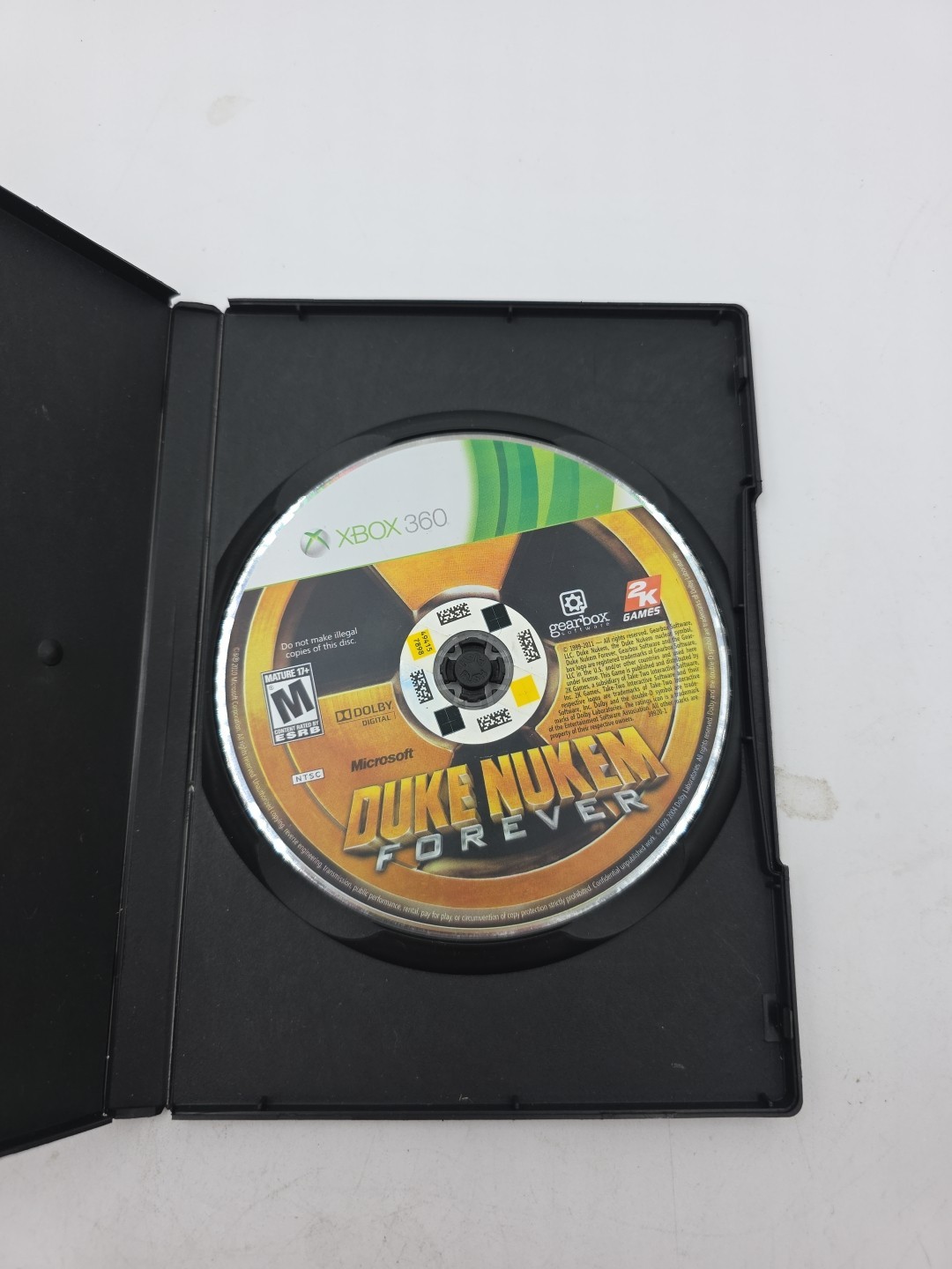 Duke Nukem Forever, Take 2, XBOX 360 Disk Only