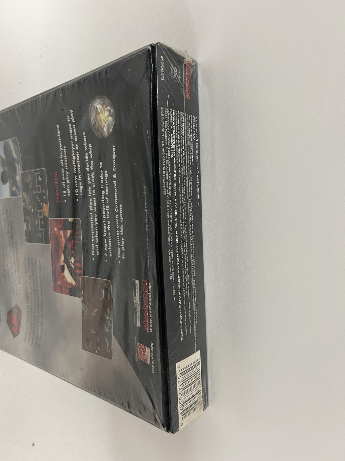 Command & Conquer The Covert Operations Big Box PC Westwood 1996 Factory Sealed