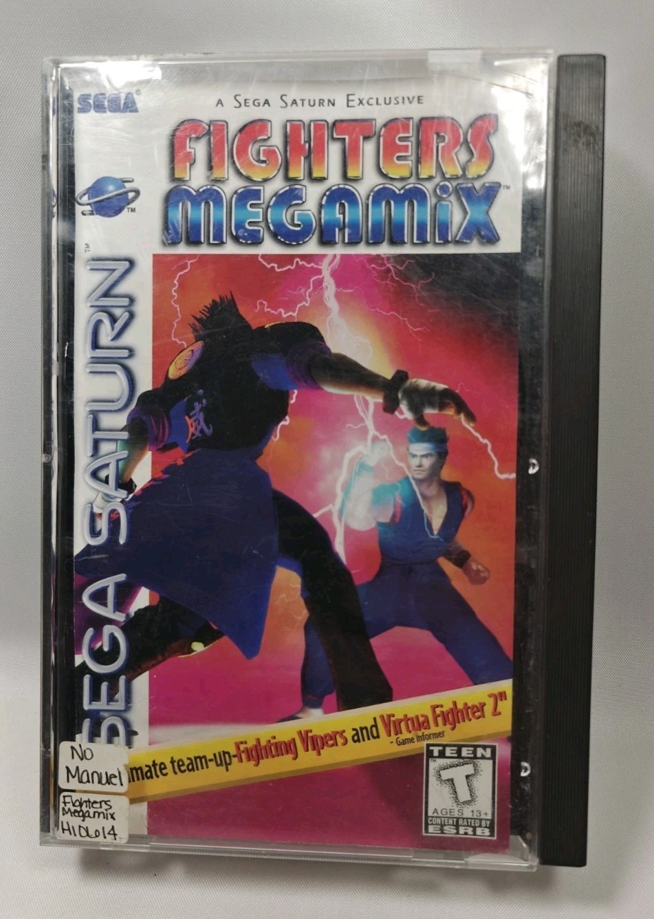 SEGA Sega Saturn – Fighters Megamix Fighting Game Multiplayer 1996 NTSC-U/C