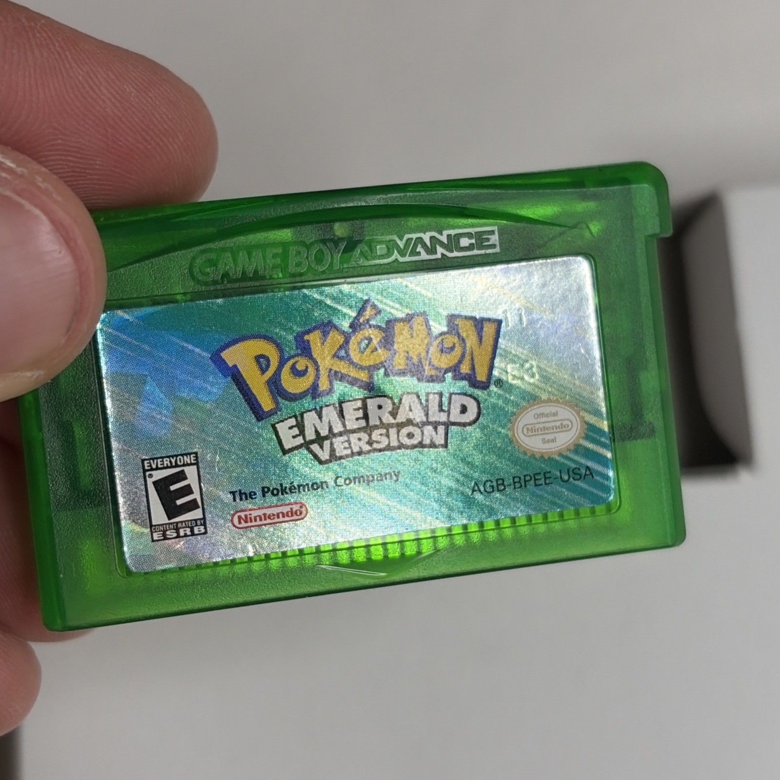 CLEAN Pokemon Emerald Game Boy Advance Authentic CIB Complete Poster Manual Box
