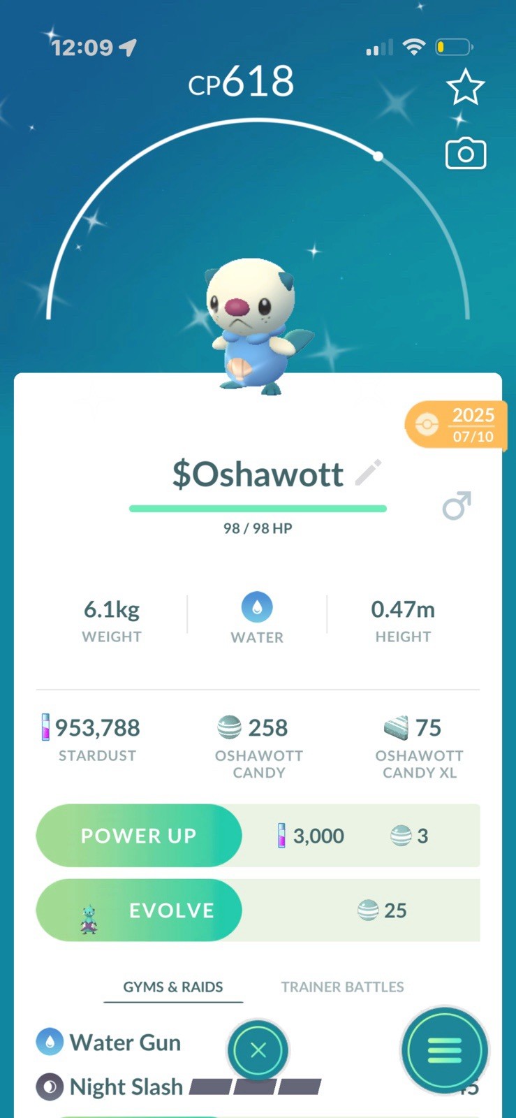 ✨Oshawott shiny✨ link trade Pokémon GO Action & Adventure Android iOS