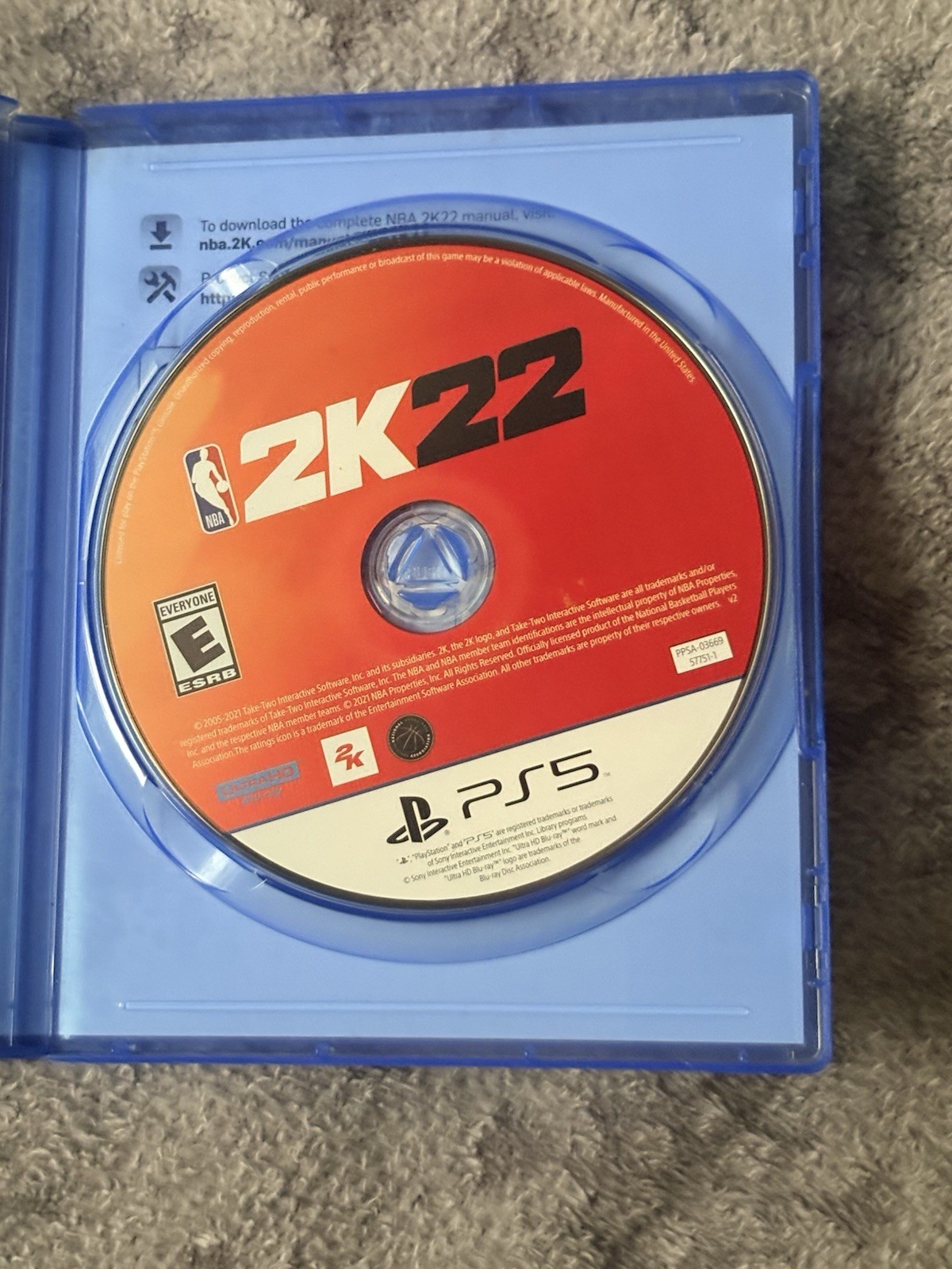 2K NBA 2K22 PS5 – Sports Basketball Game, Online Multiplayer, E, 2021