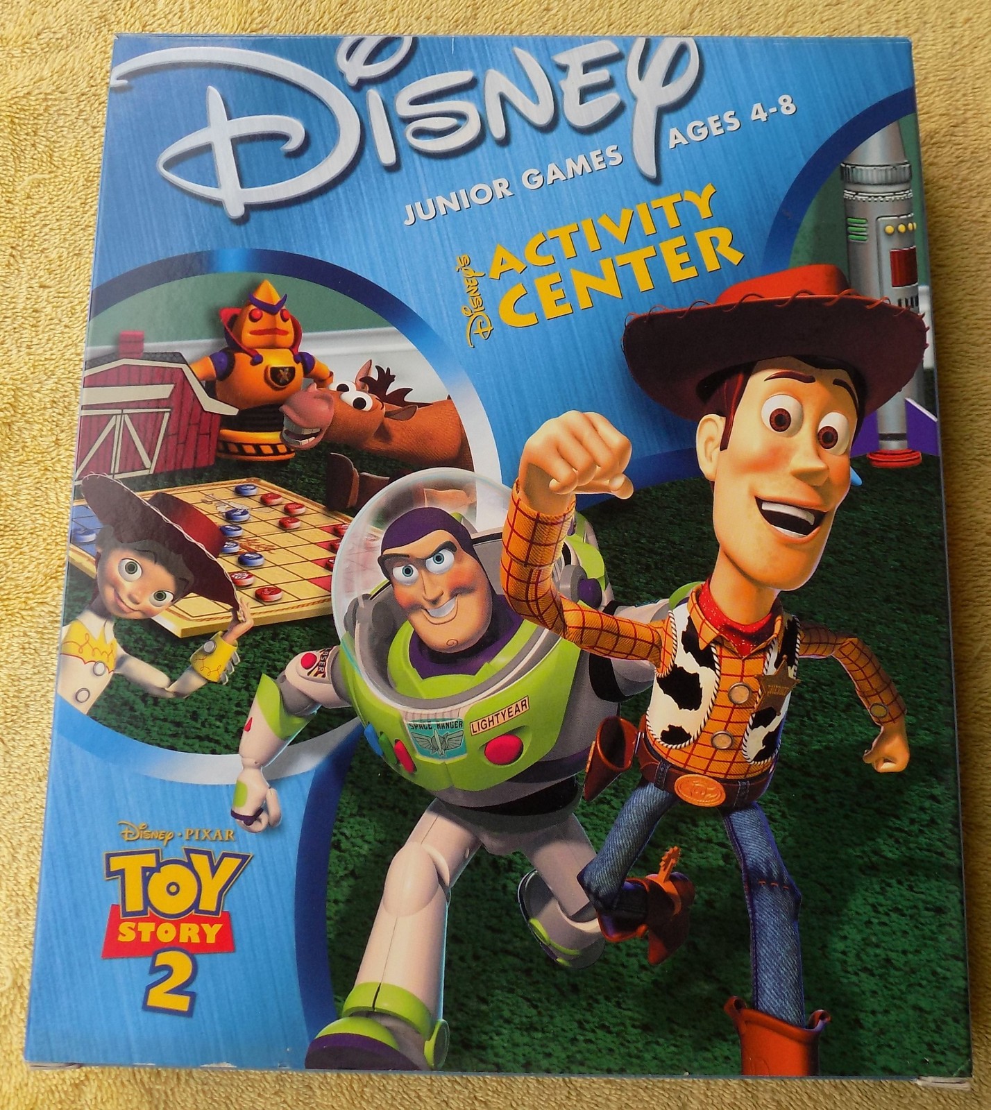 Toy Story 2 Activity Center – 1999 Disney Pixar Windows/MAC Big Box CD ROM