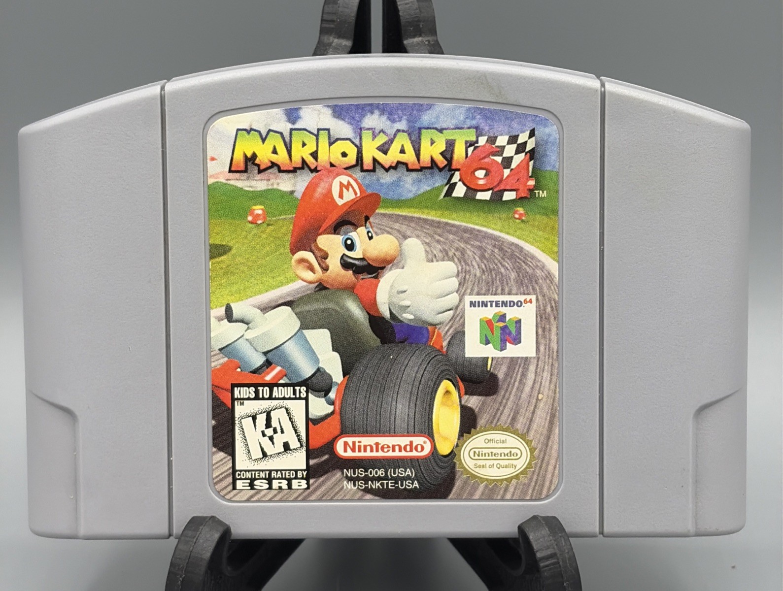 Mario Kart 64 -Nintendo 64 N64 First Print “00” Authentic 💯Tested ✅ Mint💎