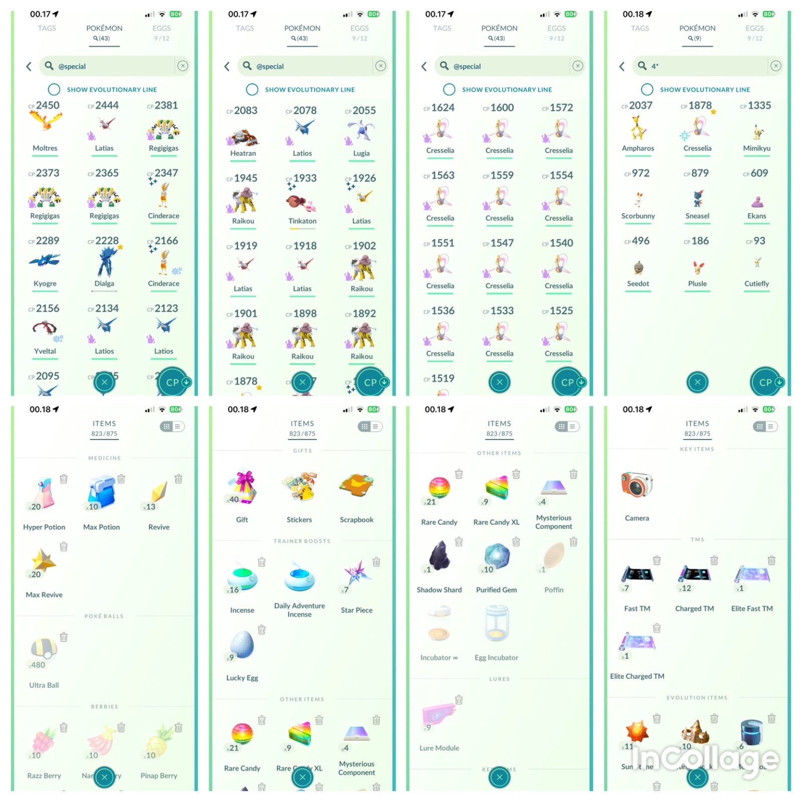 Poke AccGo|Lvl60|101 Legendaries|203 Shinies|Instan Deliver 24/7