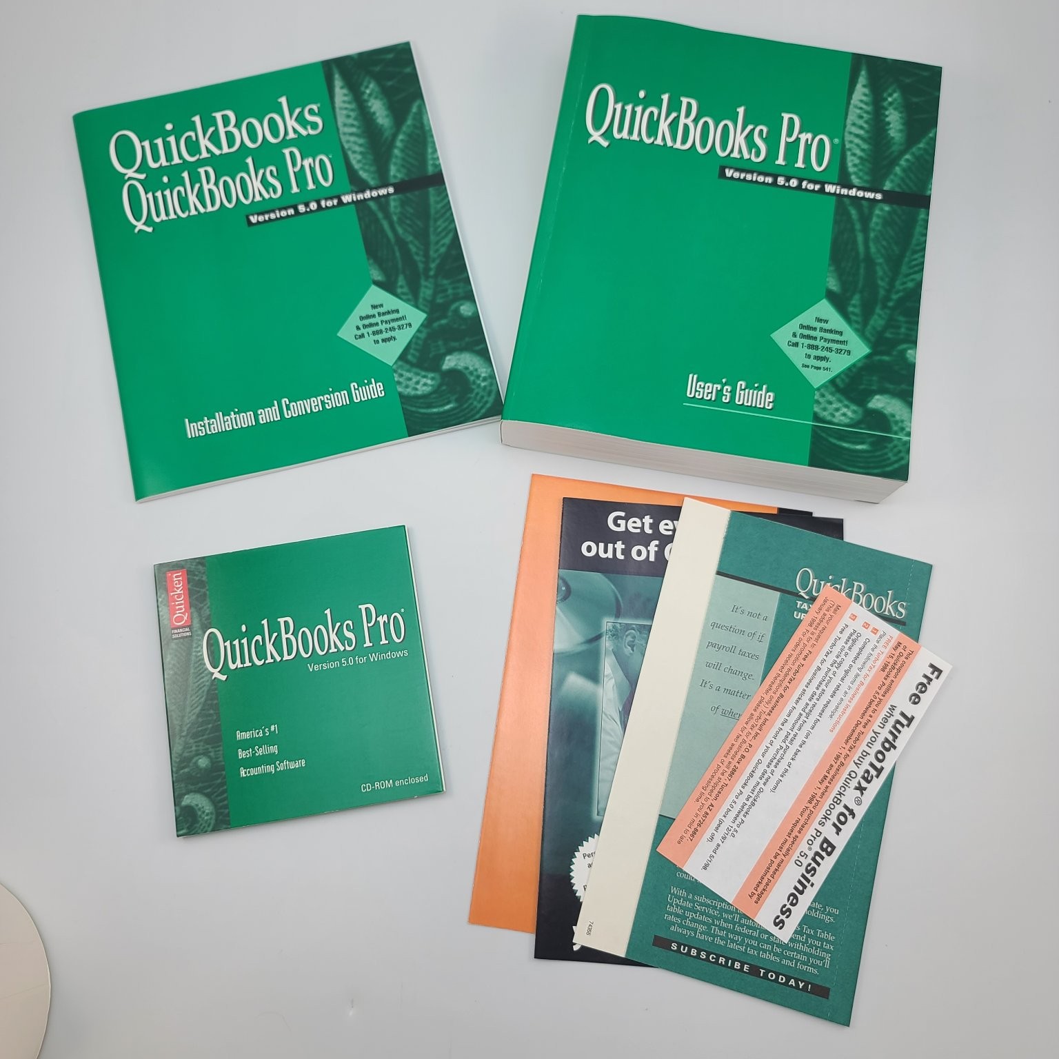 QuickBooks Pro Version 5.0 1997 Windows Accounting Business Financial Software