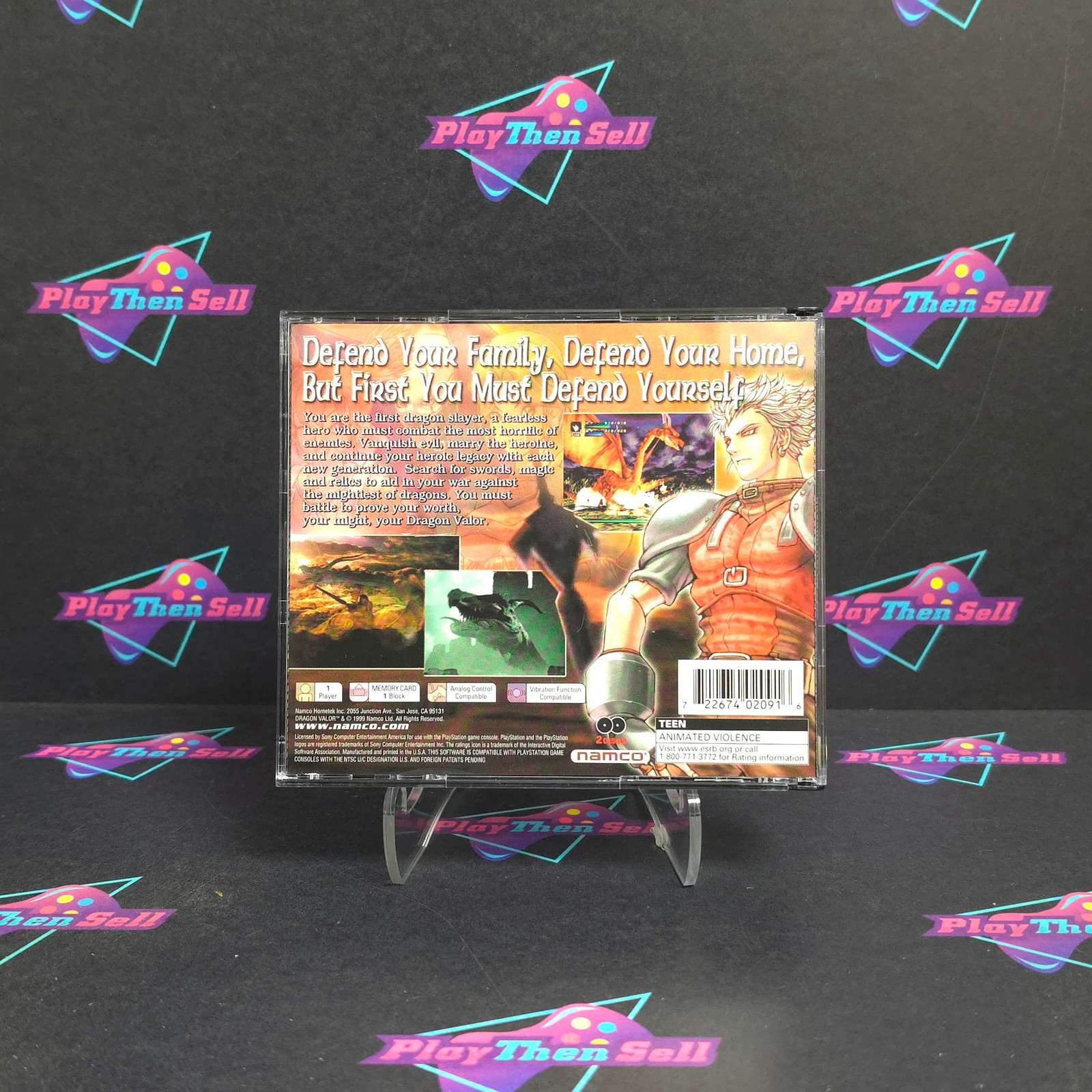 Dragon Valor PS1 PlayStation 1 + Reg Complete – Excellent – 1 Year Warranty