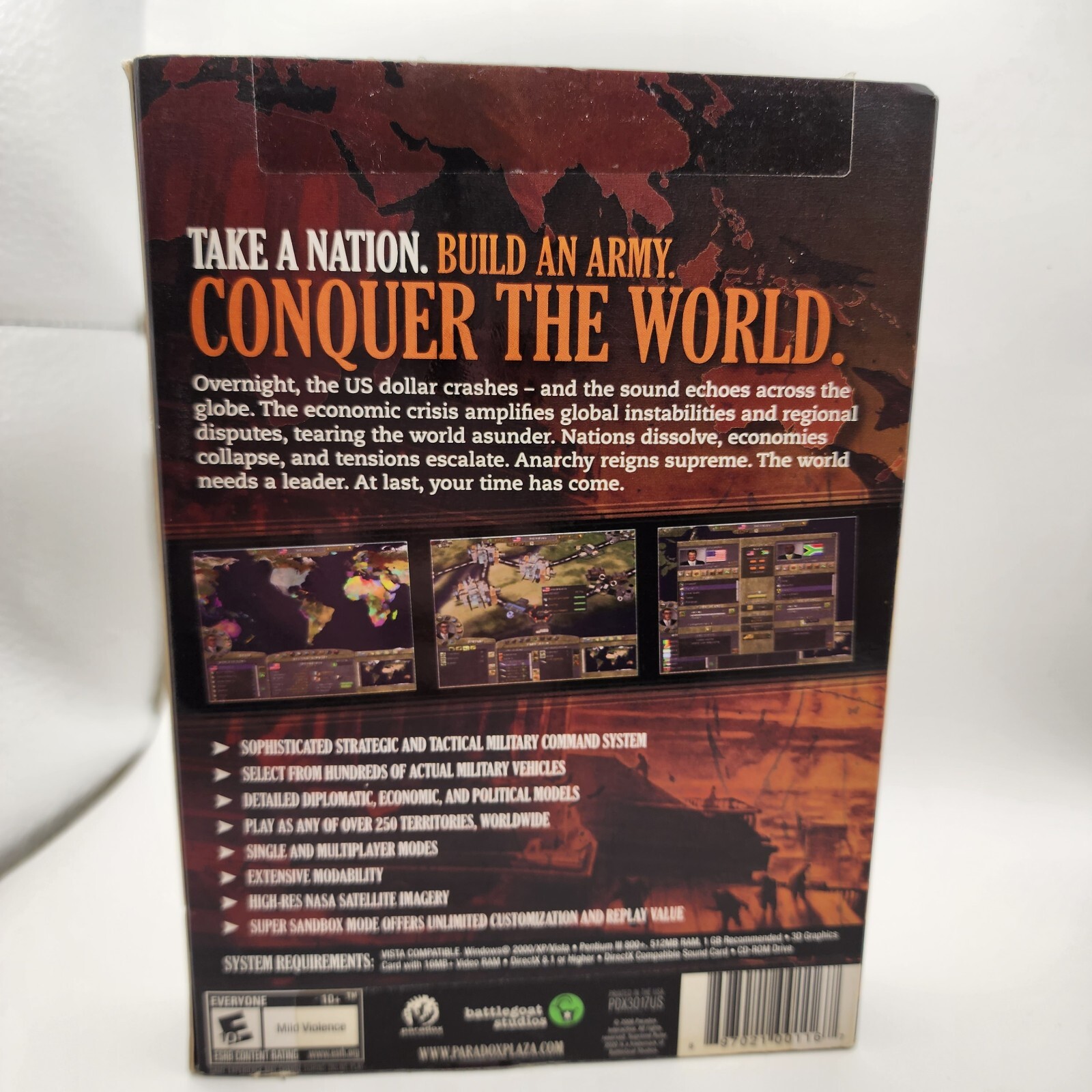 Supreme Ruler 2020 (PC, 2008, Paradox Interactive)