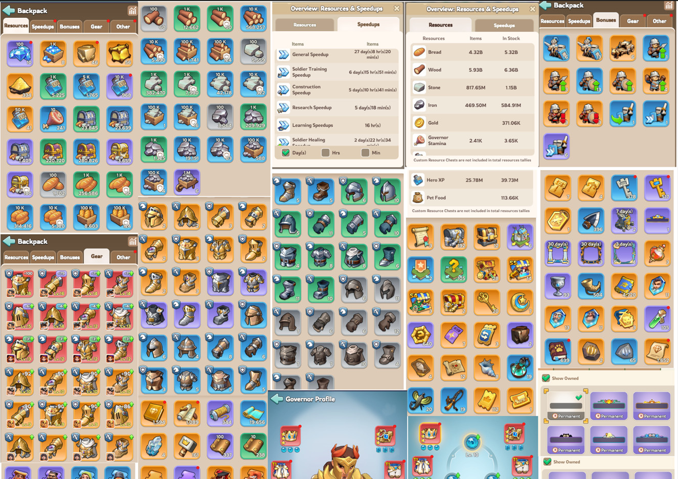 Kingshot Account VIP 12, 500k gems, 3 transfer passes, Kingdom 1**, 60 void