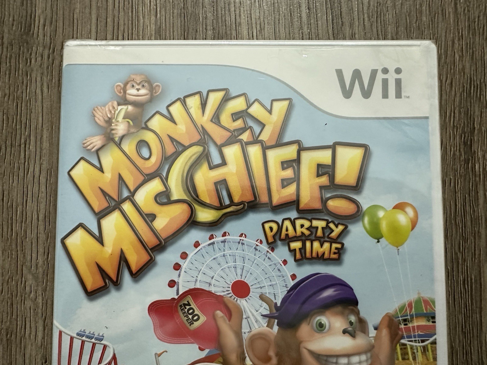 Monkey Mischief Party Time Nintendo Wii 2008 Game New & Sealed