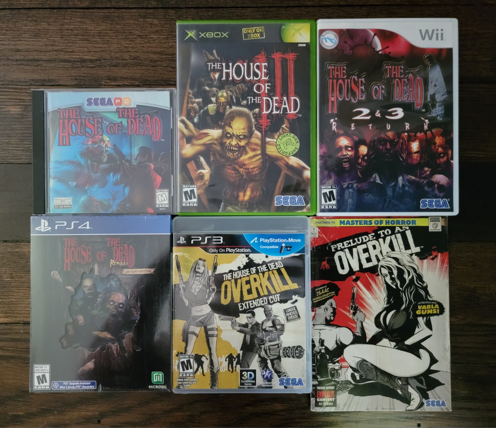 The House of the Dead Collection [Sega PC/ Dreamcast, Xbox, Wii, PS3/ 4] (CIB)