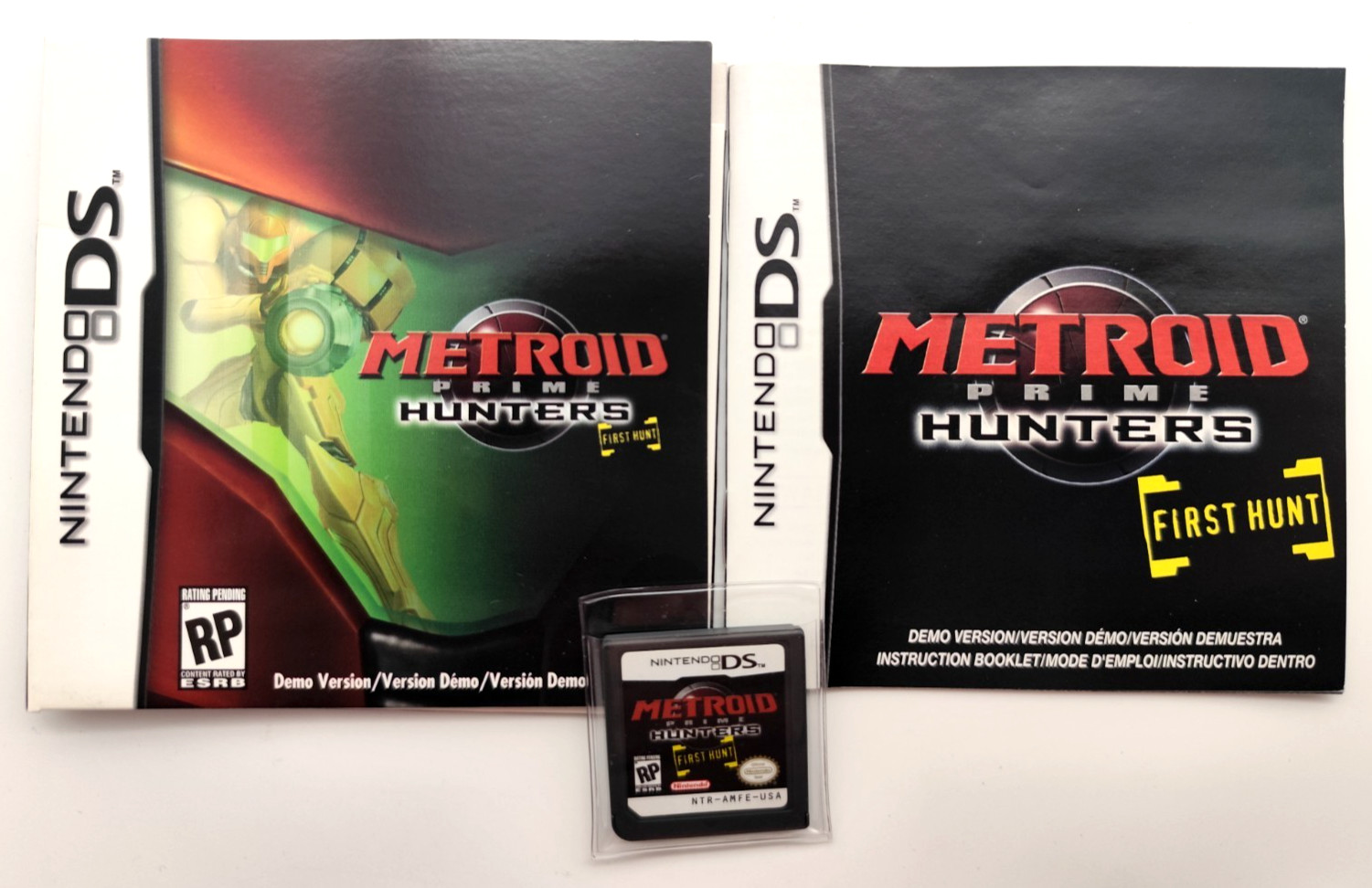 Metroid Prime Hunters – First Hunt (Nintendo DS, 2004) COMPLETE CIB Authentic!
