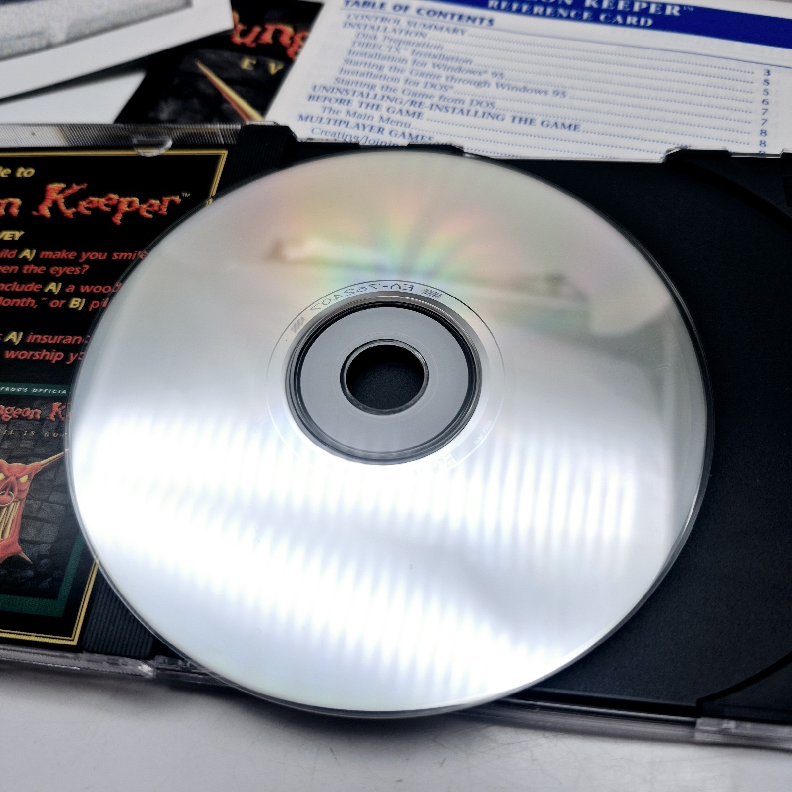 Dungeon Keeper The Deeper Dungeons Expansion Pack Big Box PC CD-ROM Complete