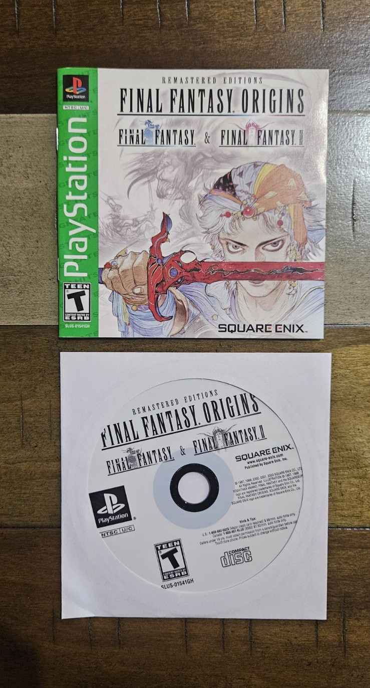 Square Enix Final Fantasy Origins Remastered PS1 RPG T-Teen NTSC-U/C