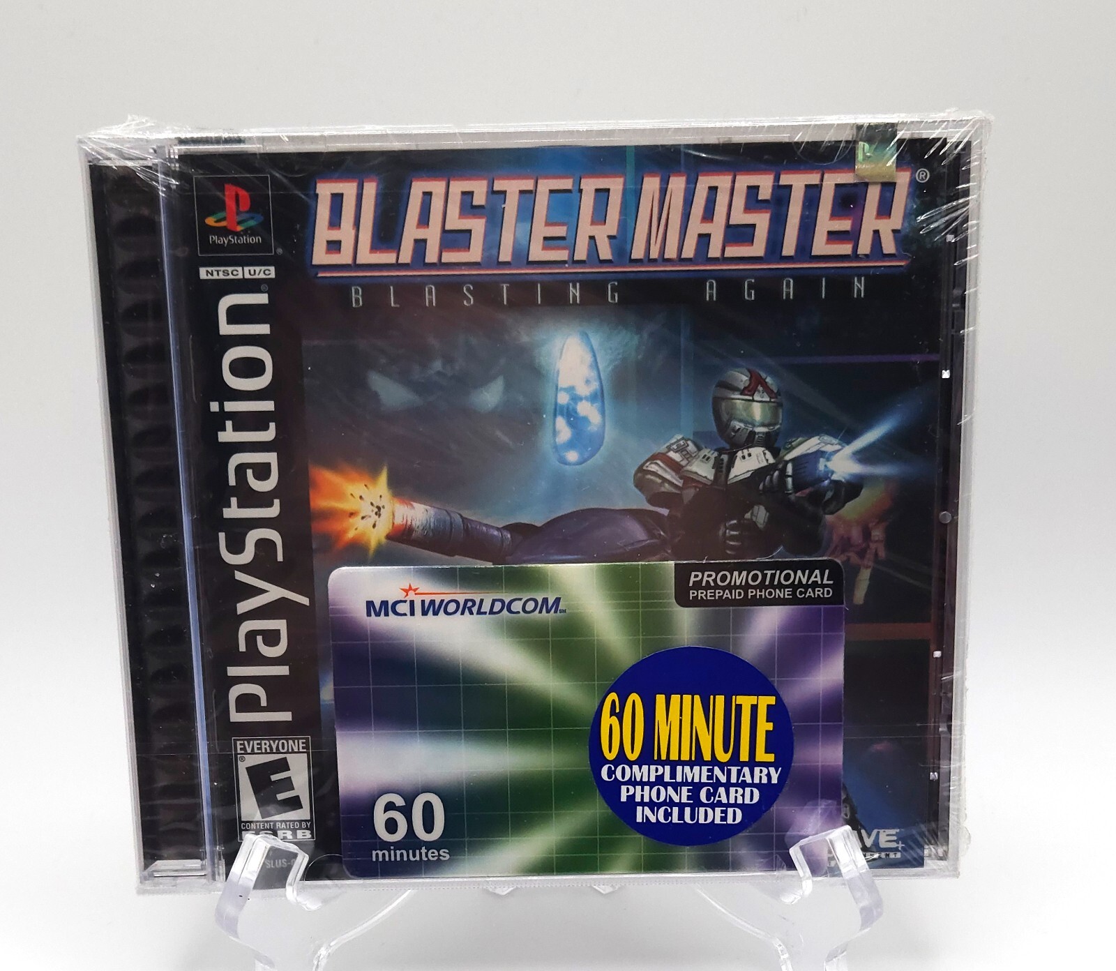 Blaster Master Blasting Again • PlayStation • Brand New • MCI Phone Card Version