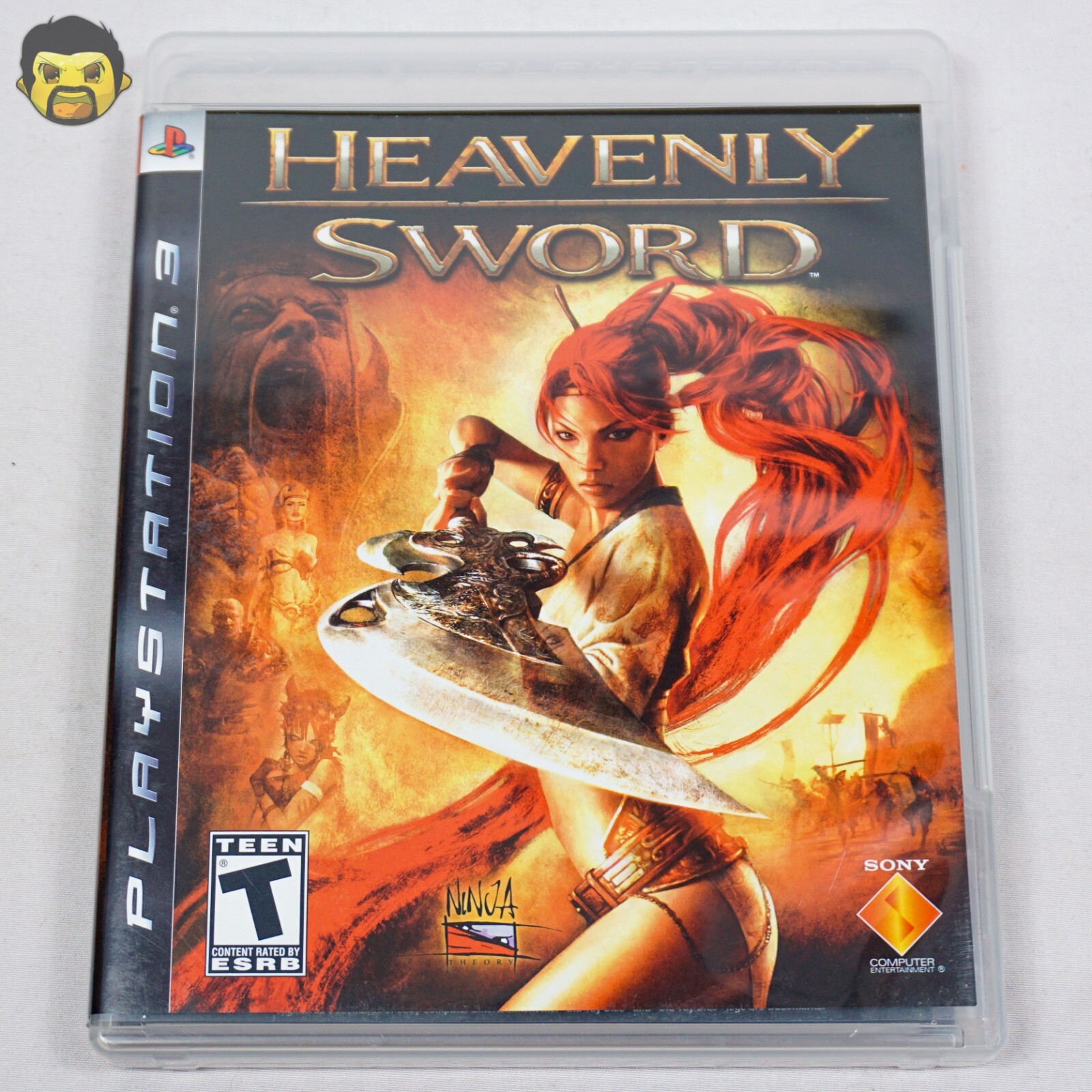 Heavenly Sword PS3 CIB Sony PlayStation 3 2007 Complete w/ Manual & Ad Insert D