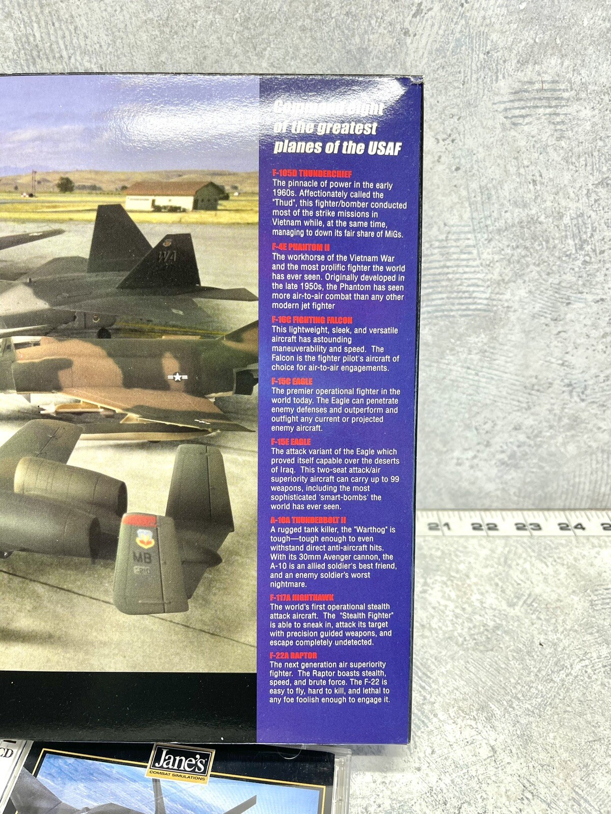 USAF: United States Air Force (PC, 1999) Big Box Computer Flight Training Planes