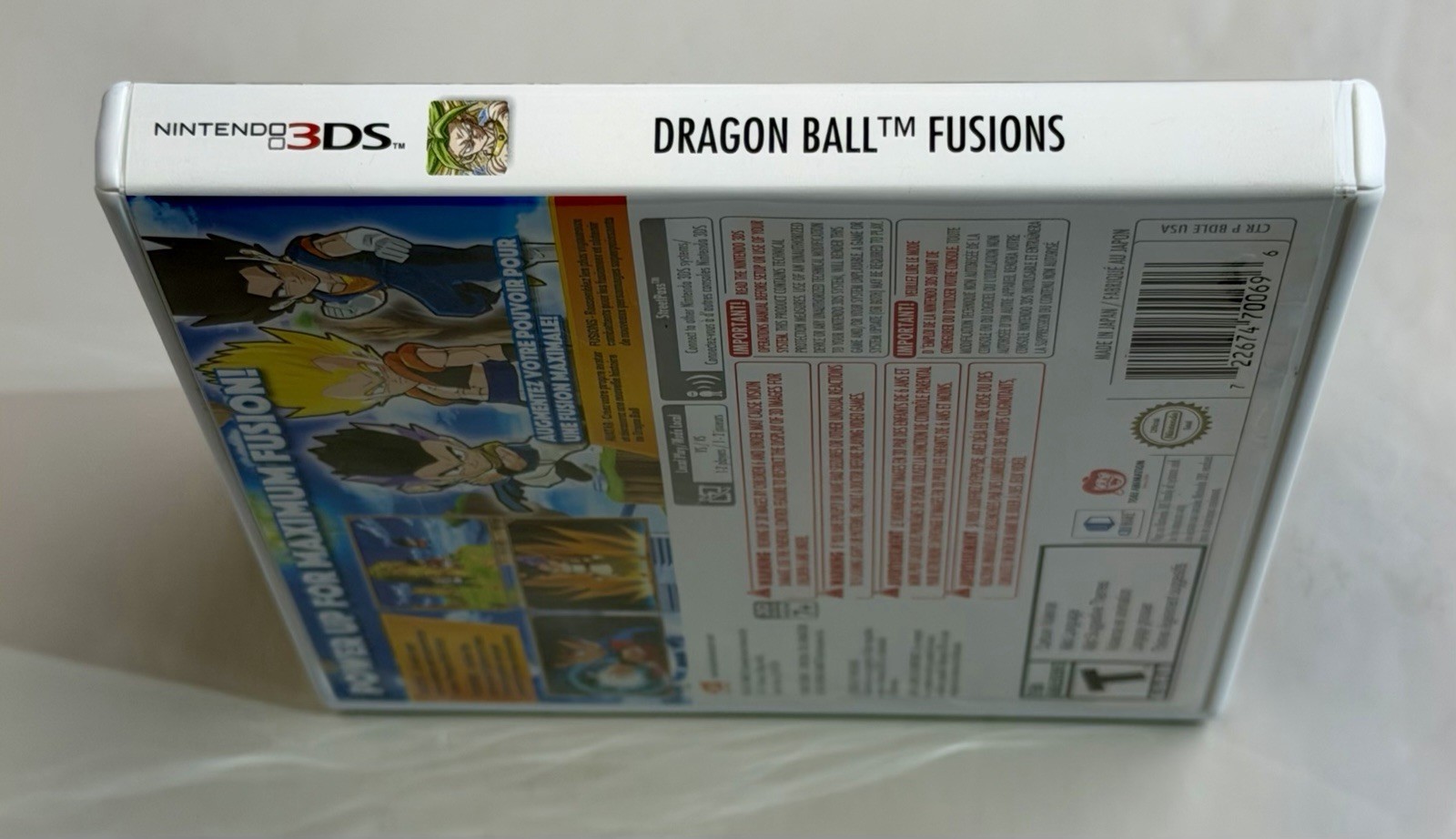 Dragon Ball Fusions (Nintendo 3DS 2016) Complete – Tested – Authentic – Bandai