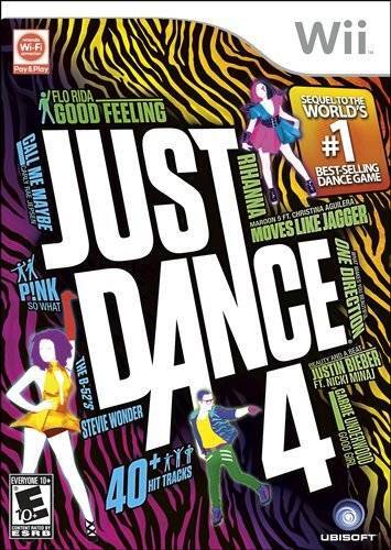 Just Dance 4 – Nintendo Wii – Video Game – GOOD