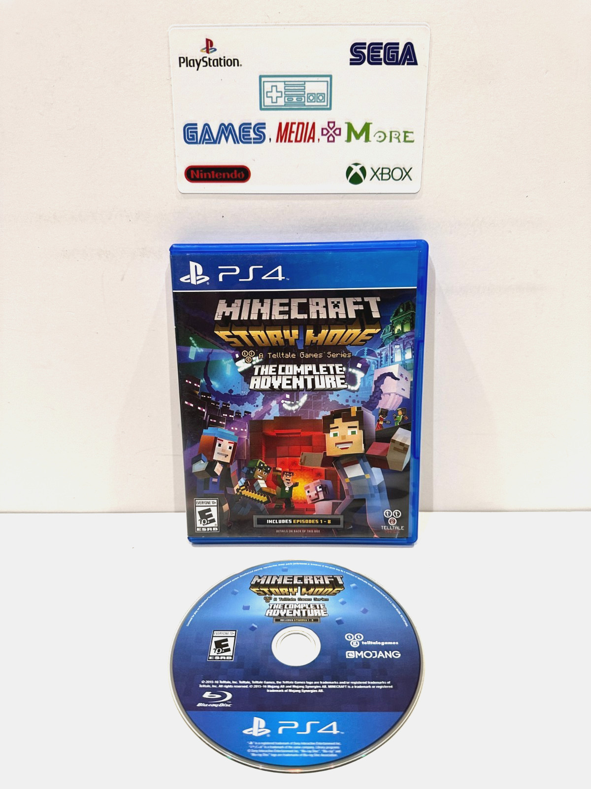 Minecraft: Story Mode The Complete Adventure (Sony PlayStation 4, 2016) PS4