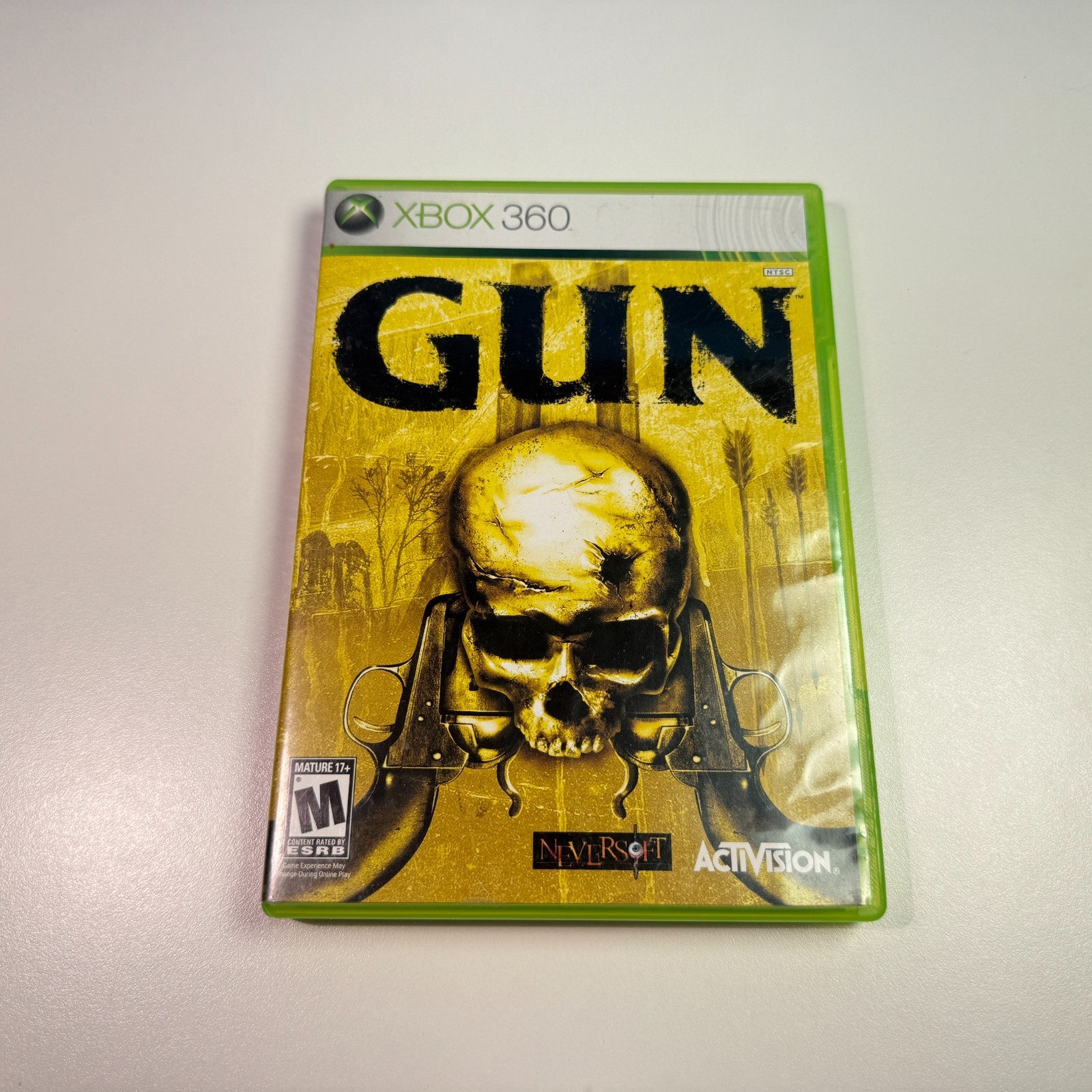 Gun (Microsoft Xbox 360, 2005) Complete In Box CIB w/ Manual