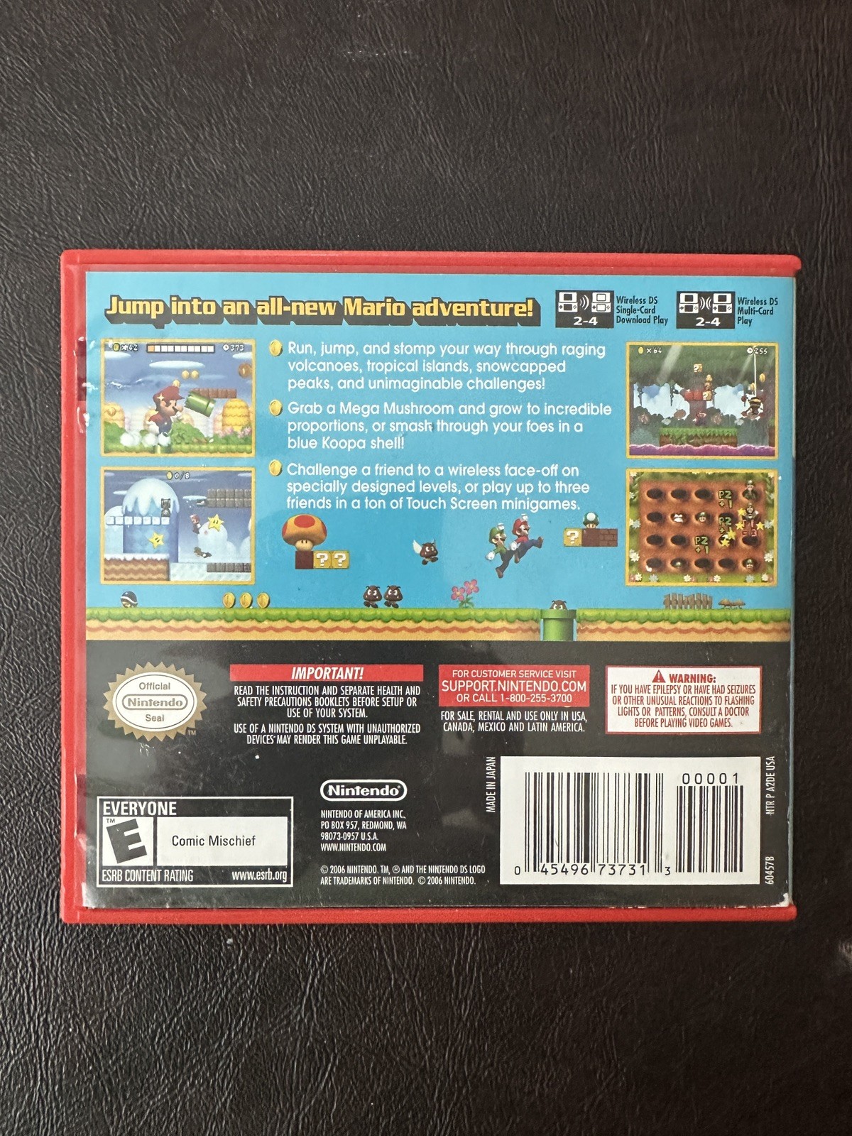 New Super Mario Bros. (Nintendo DS) Authentic Tested and Working