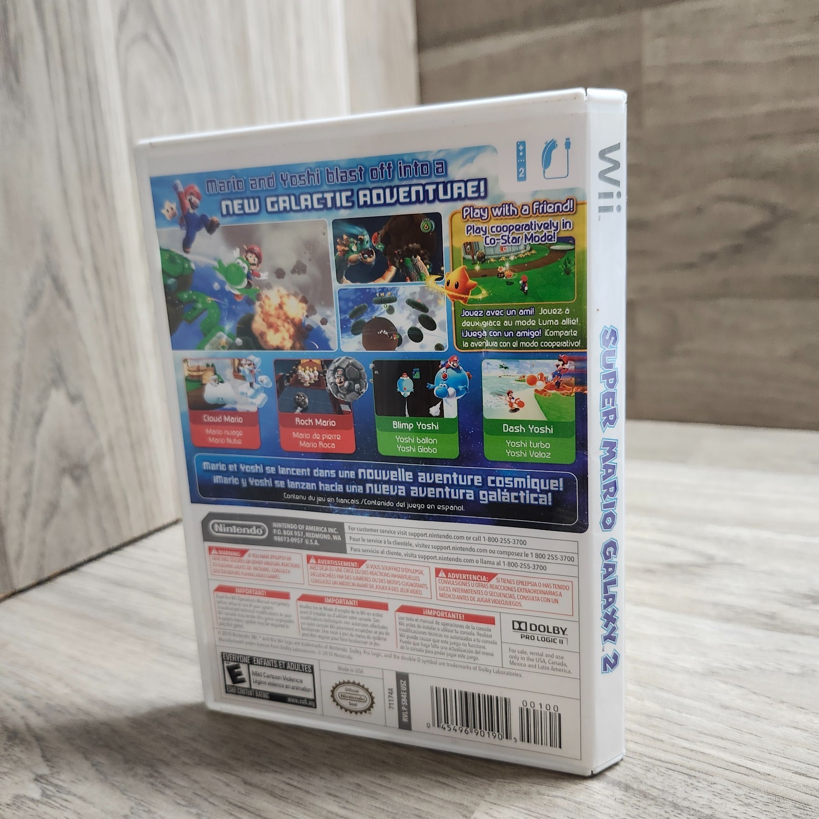Super Mario Galaxy 2 – Nintendo Wii Complete in Box (CIB) Tested & Working