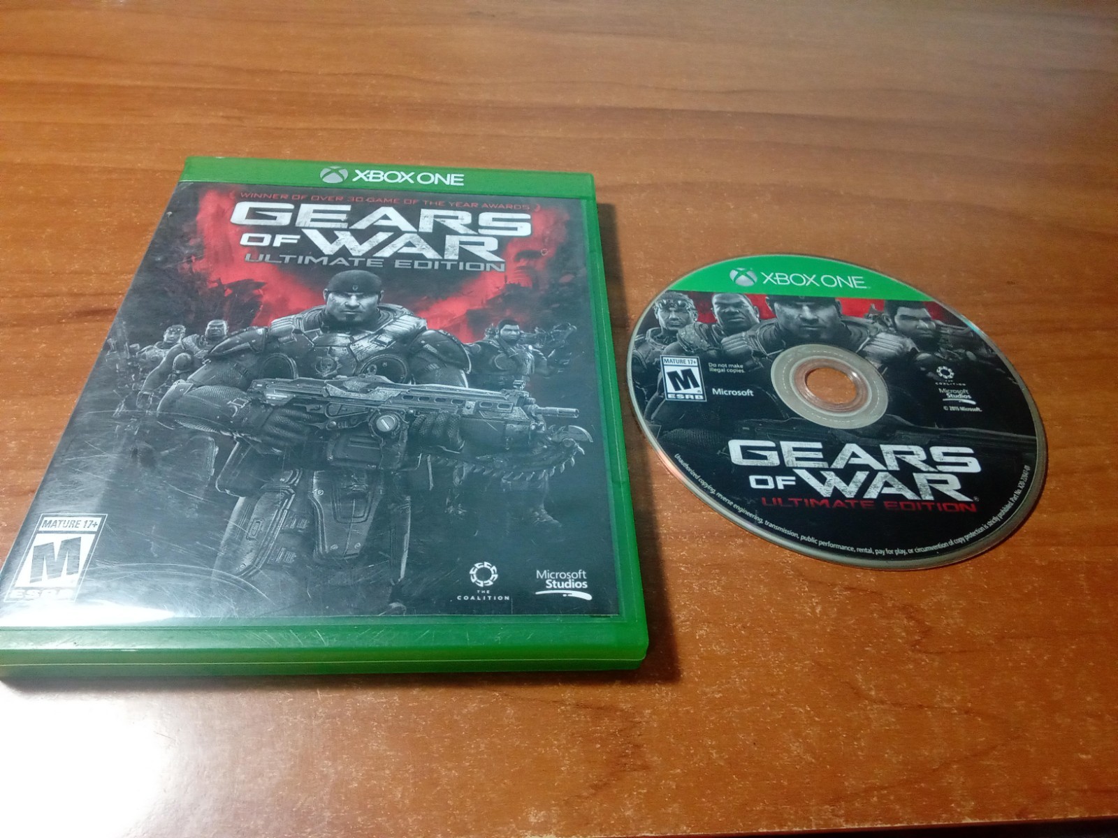 CIB Gears of War: Ultimate Edition (Xbox One, 2015) Complete *TESTED*