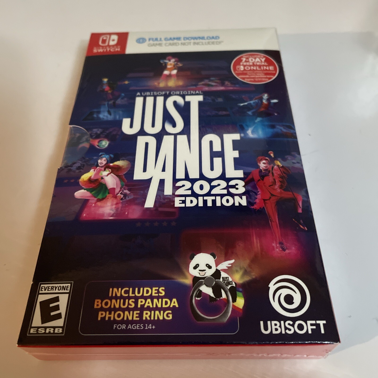 Just Dance 2023 Edition CodeInBox w Bonus Panda Phone Ring Switch Nintendo New